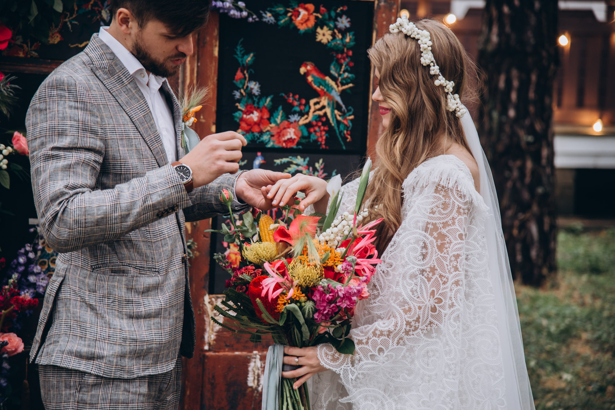 Forest Wedding for Two. Family Lifestyle Photography