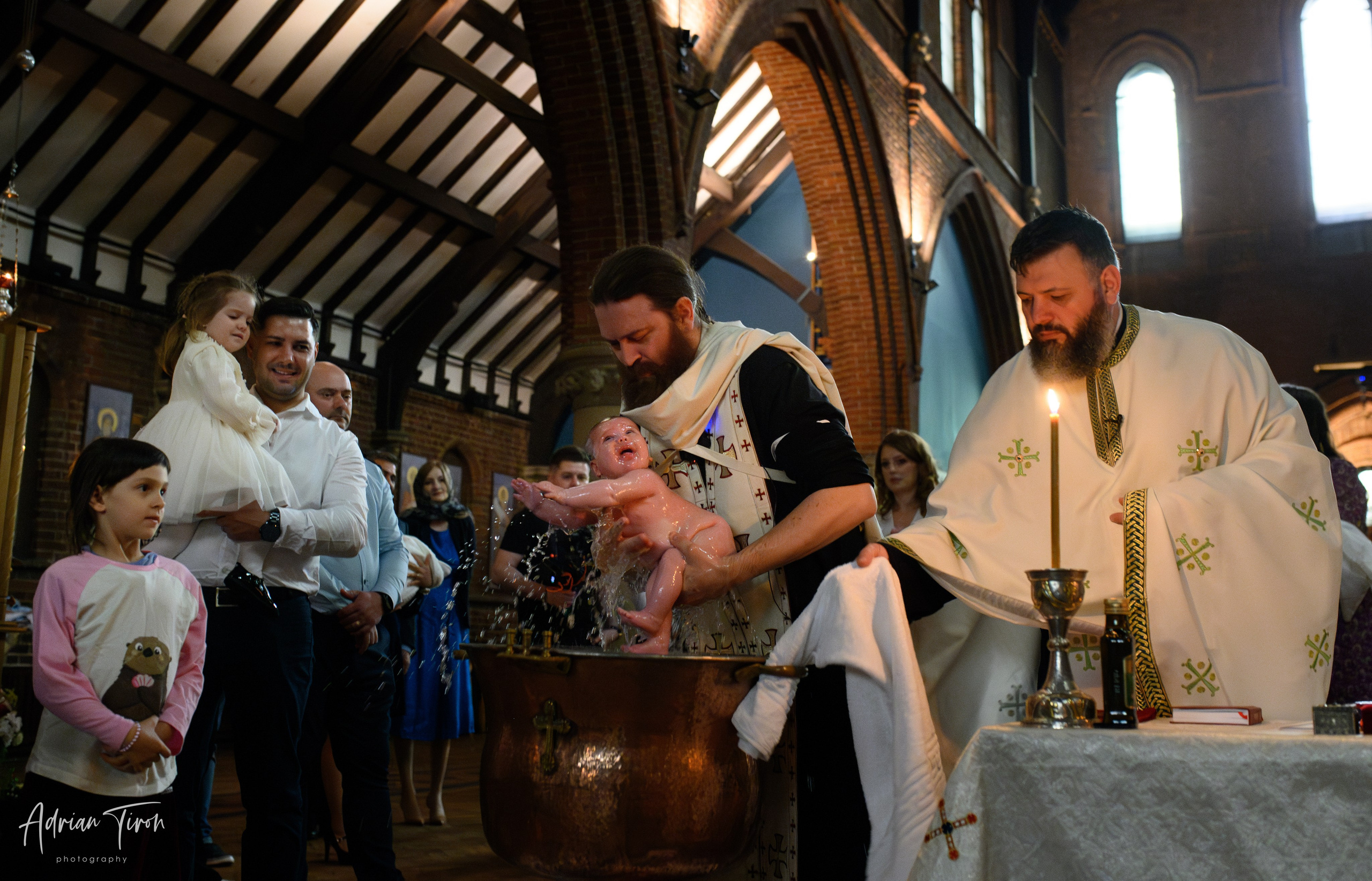 Ilinca’s Christening at St Matthew’s, Luton | Adrian Tiron Photography