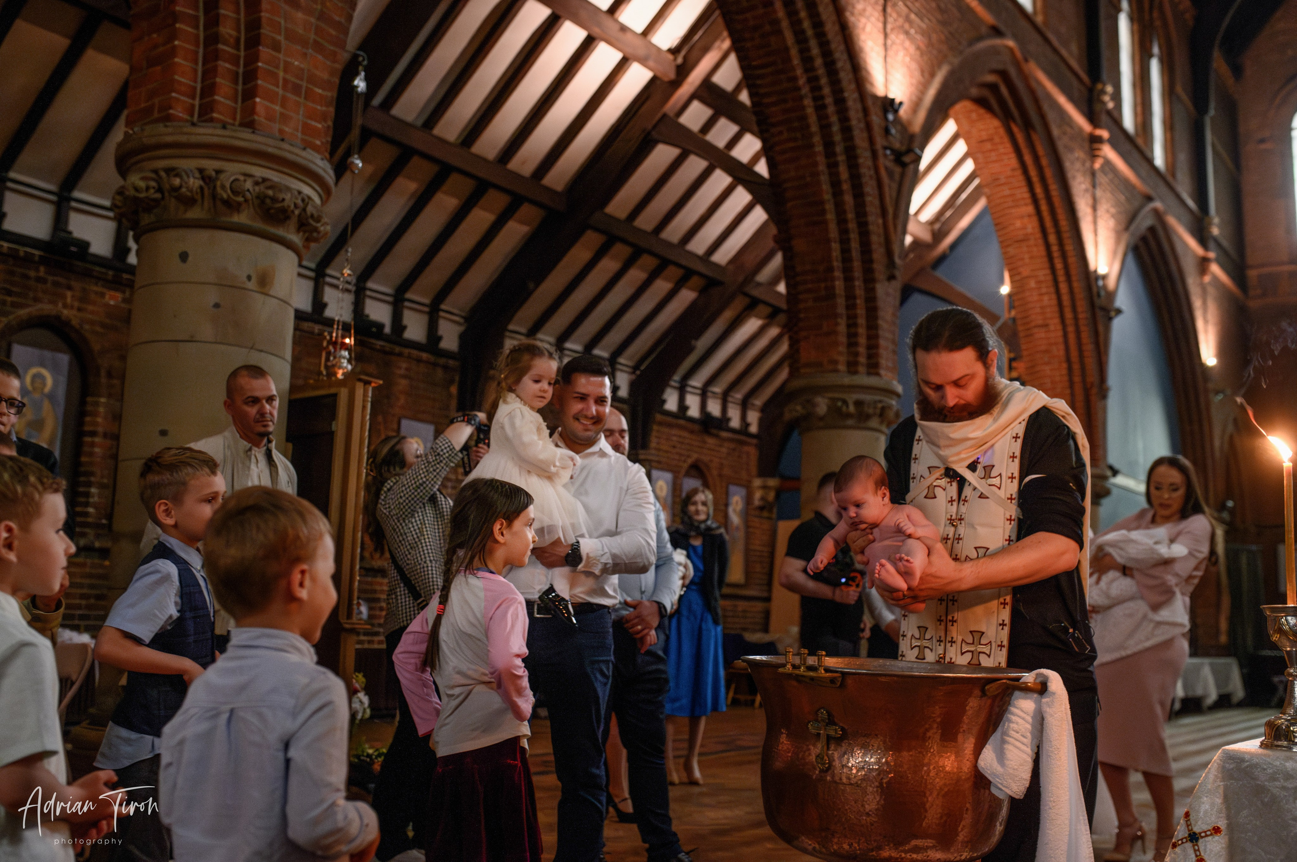 Ilinca’s Christening at St Matthew’s, Luton | Adrian Tiron Photography
