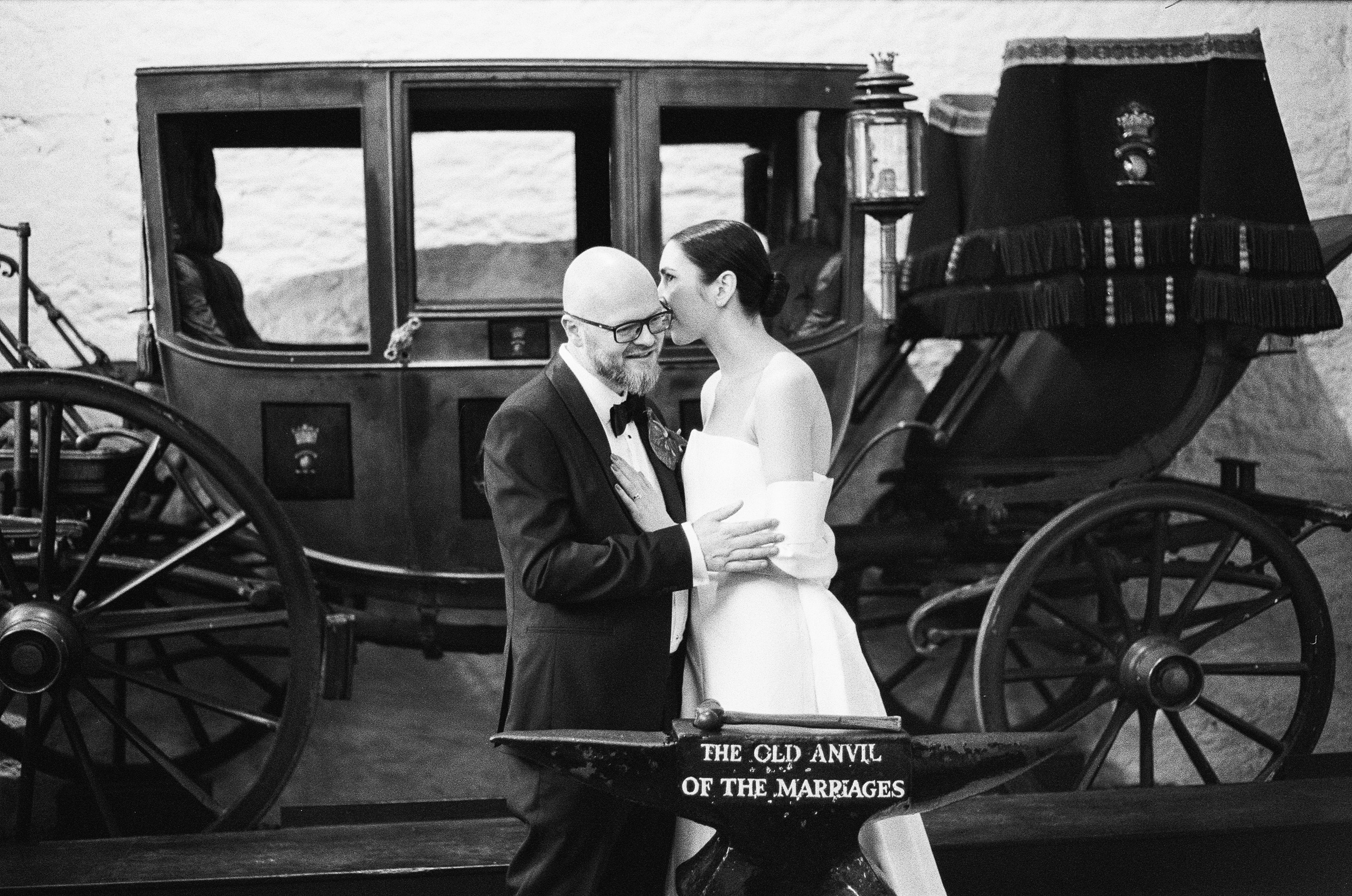 Wedding on Black n White Film. Molfar Visuals