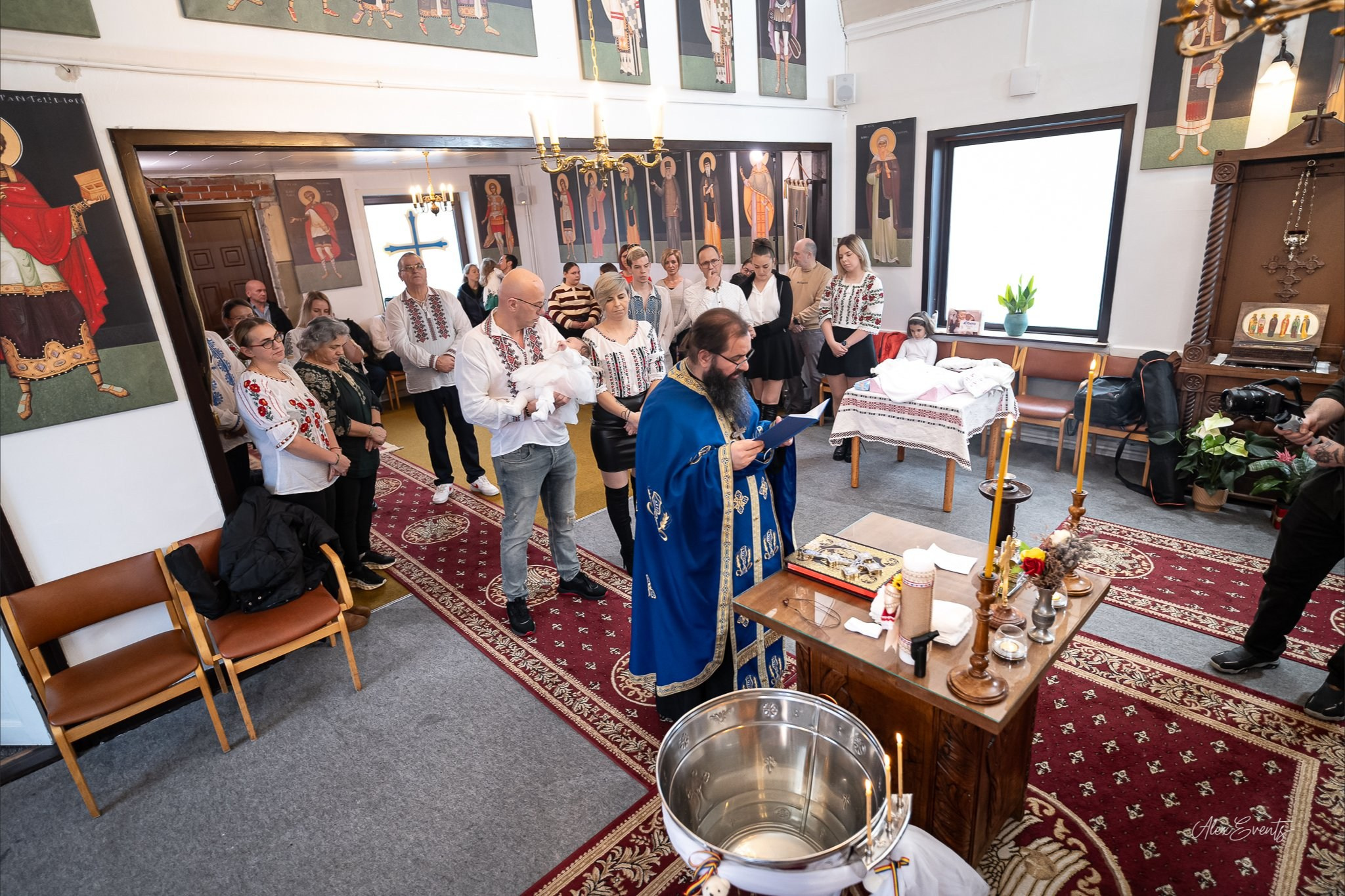 Elara' baptism — Agerbæk Church. AlexEvents | Wedding and Baptism Photographer & Videographer in Denmark and Germany
