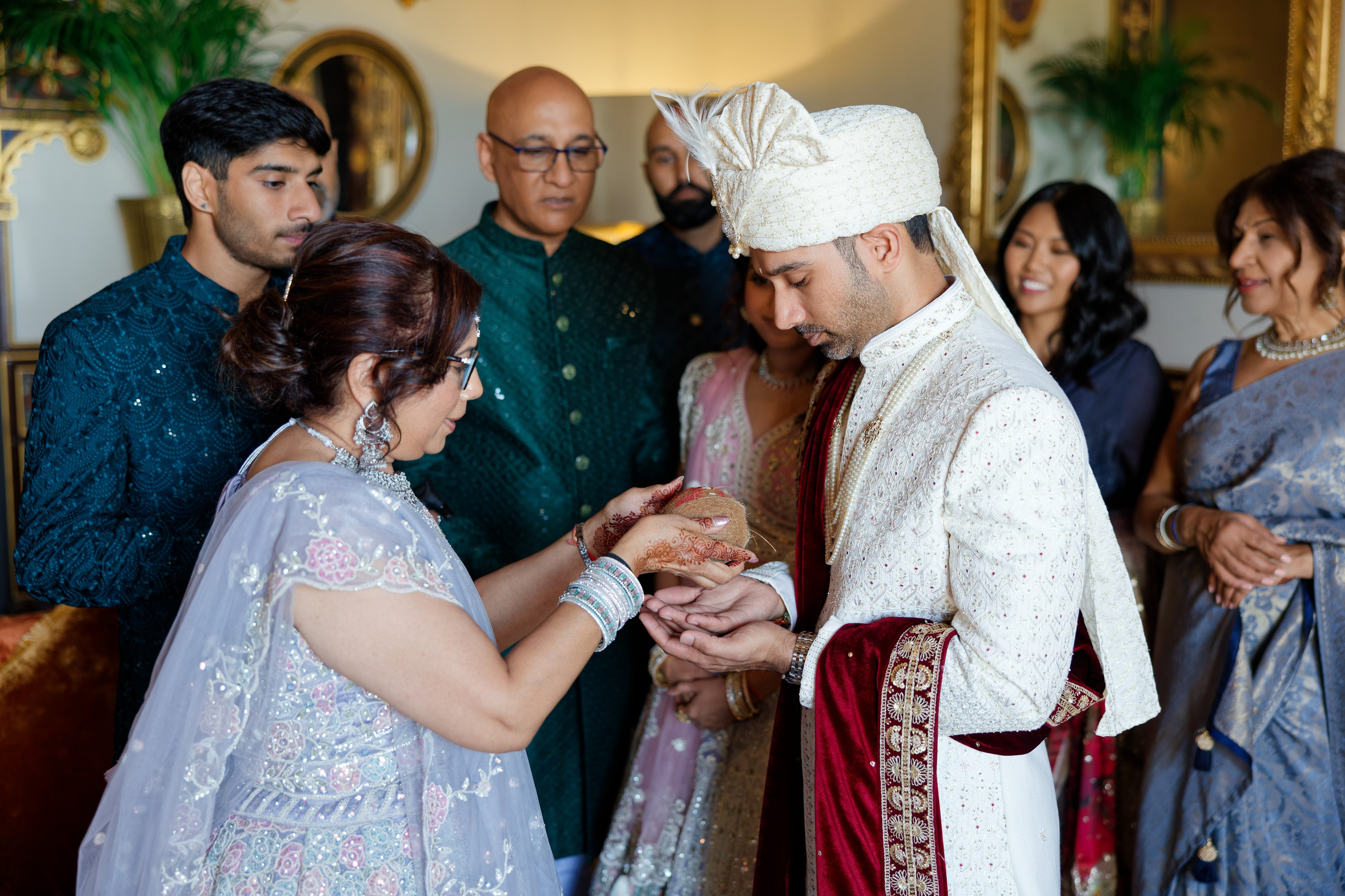 Indian wedding at Gran Villa Rosa, Barcelona