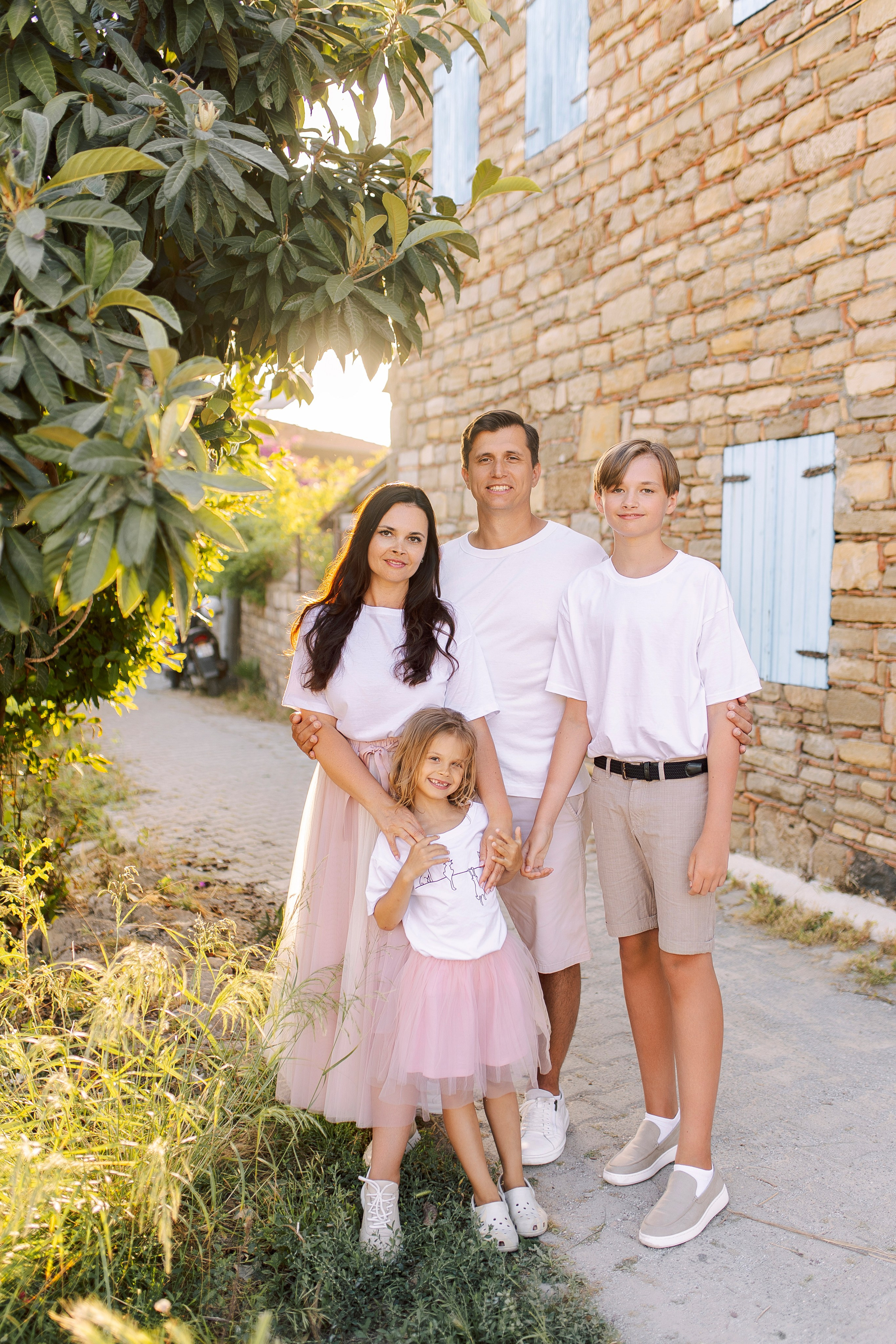Colorful Family Walk in Side | Lifestyle Photography. Professional Photographer in Alanya, Side, Belek, Antalya. Turkiye