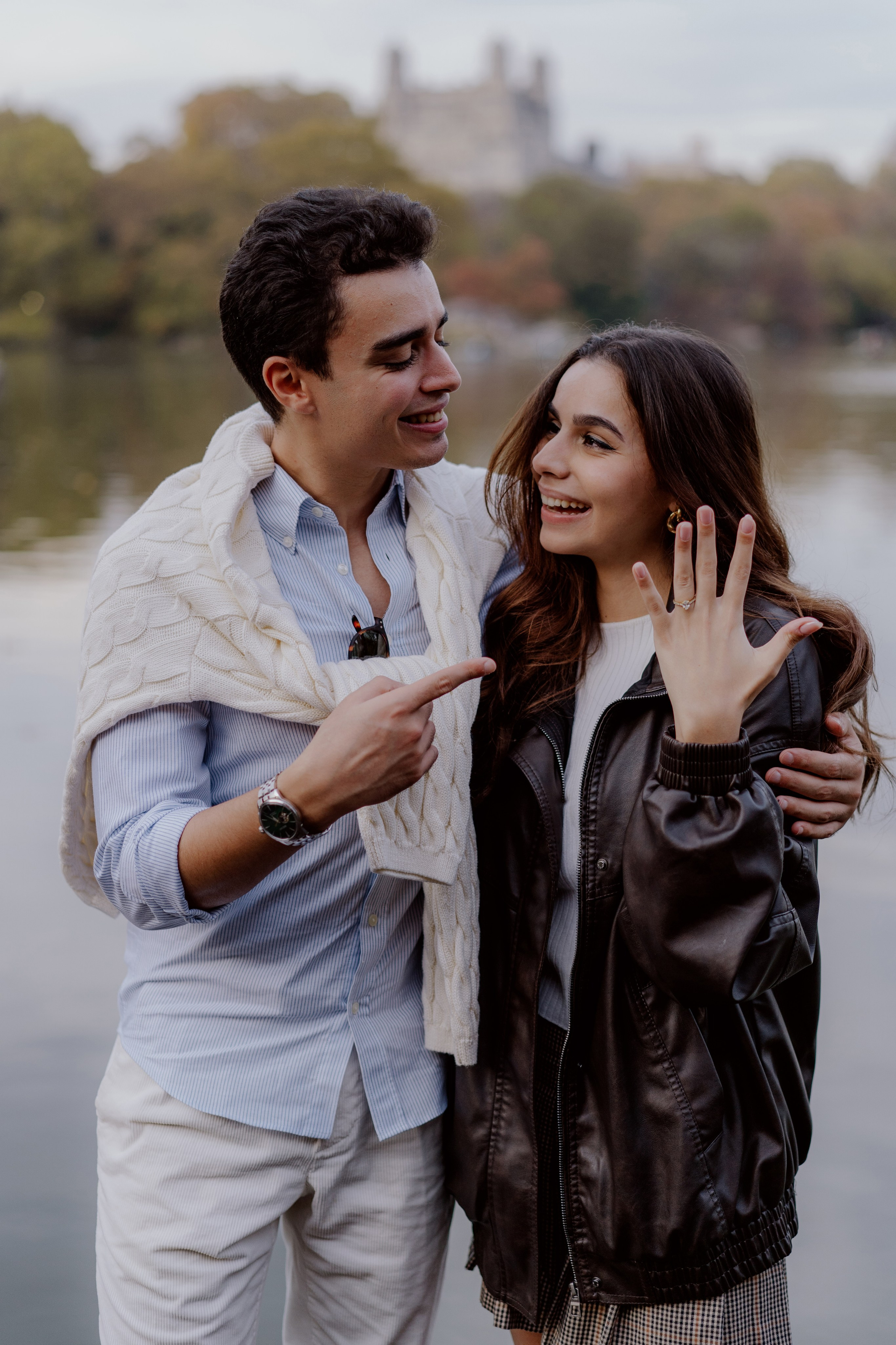 Proposal in Central Park. Videographer and photographer in New York // MAKAROV.VIDEO
