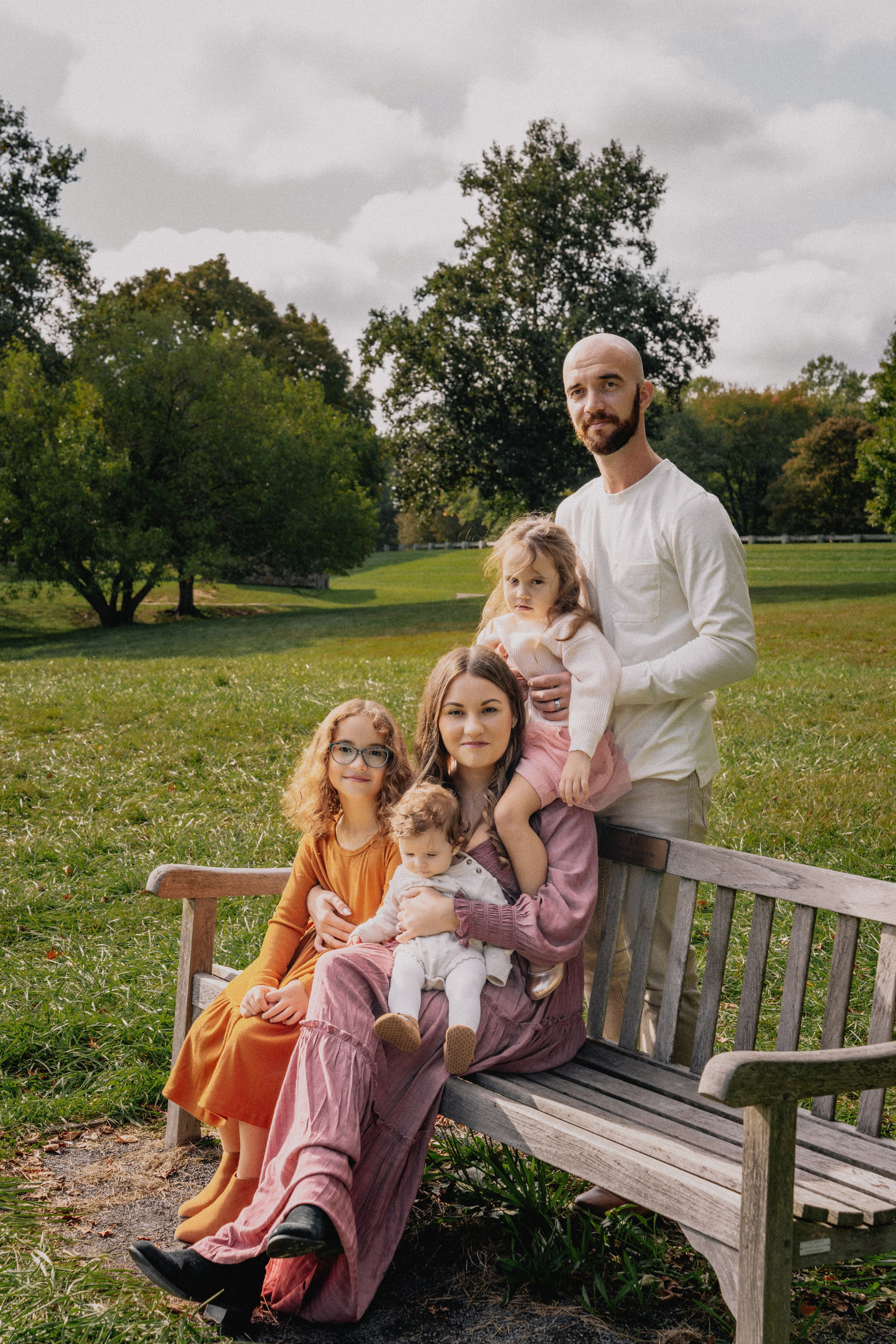 Alina, Vlad and kids outdoor. Wedding and family photographer and videographer PA, NJ, NY, DE, MD