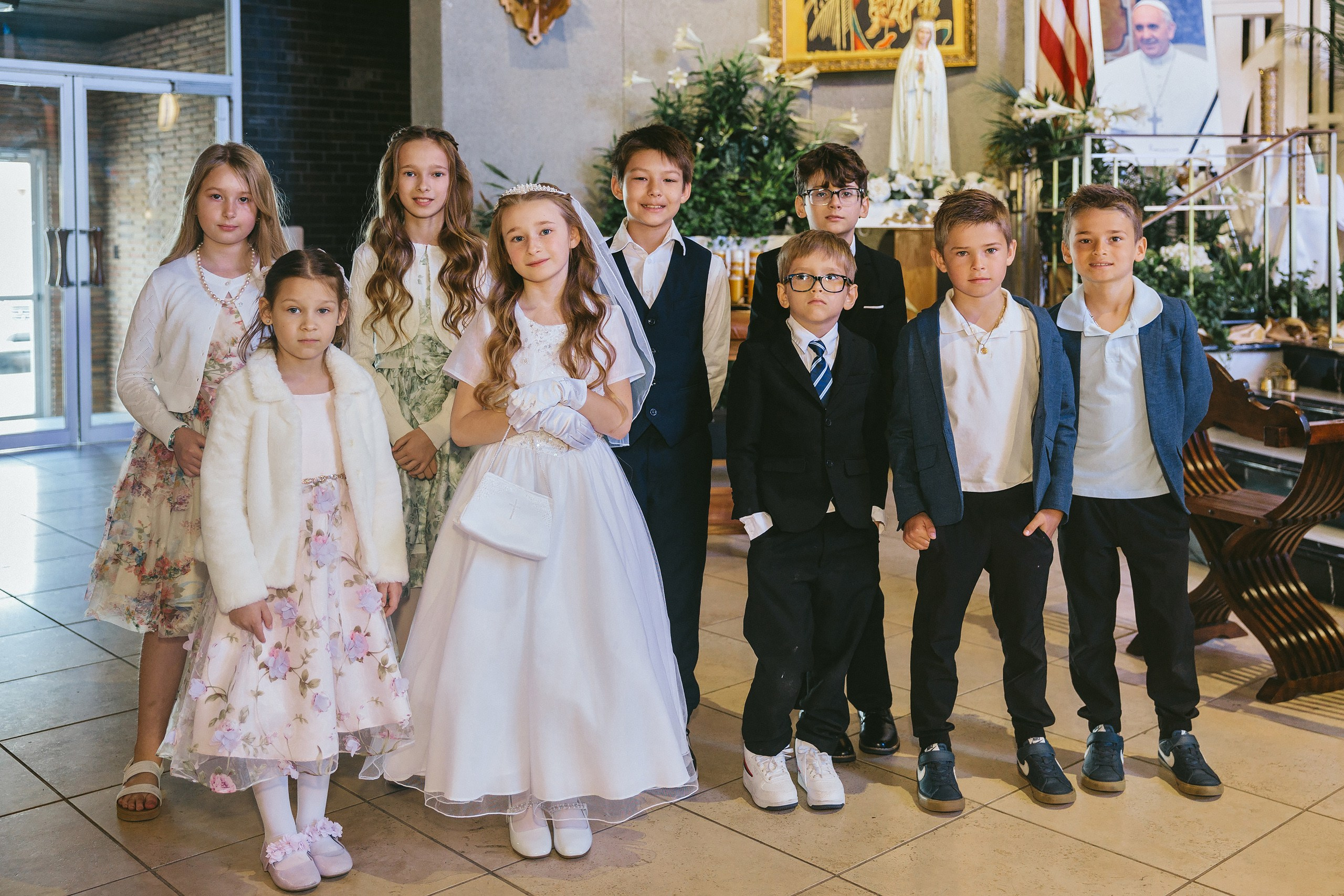 First Communion 05.03.2025. Wedding family event photographer in Chicago Nick Yushevich