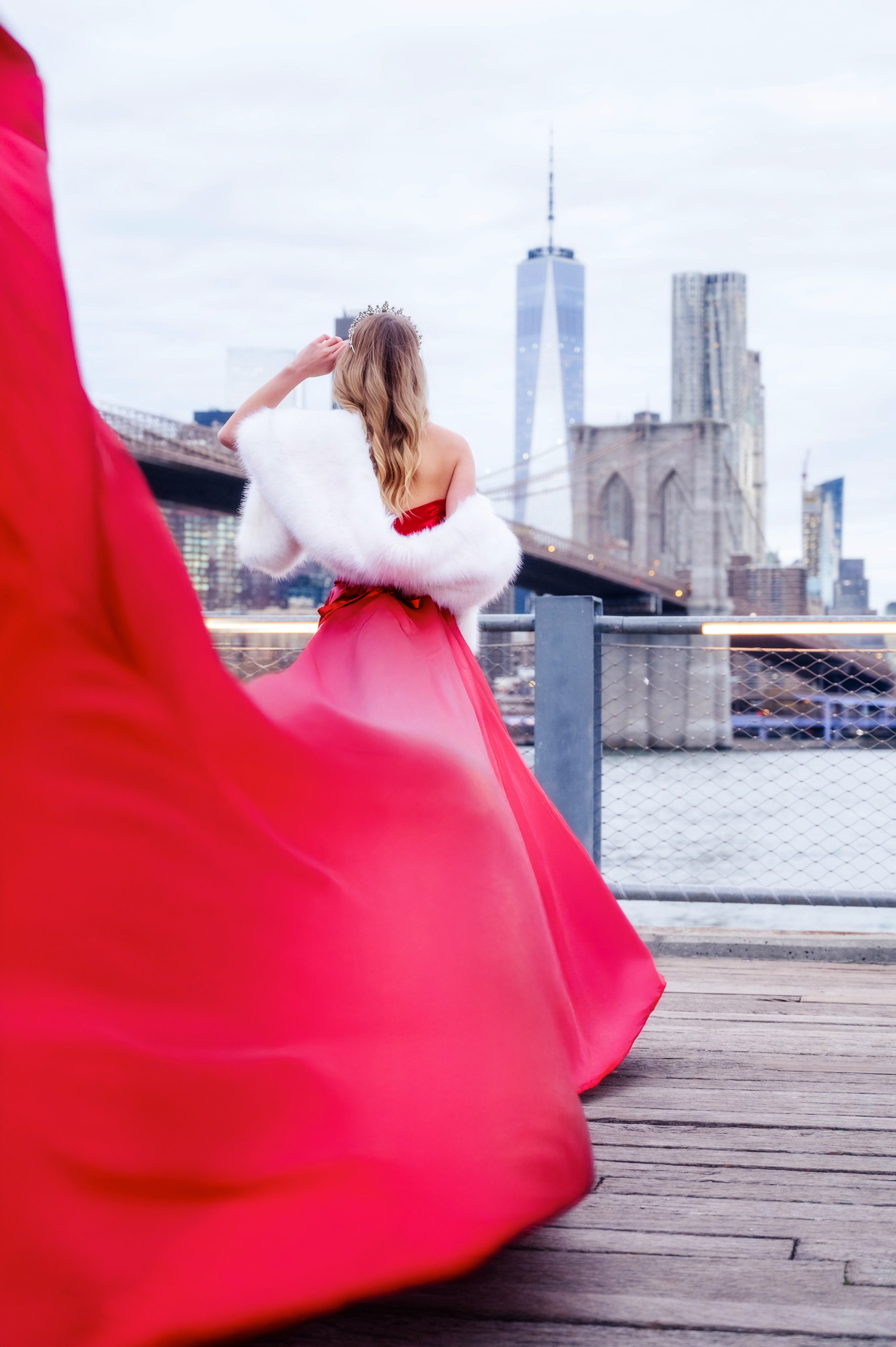 Flying dress. Alena Galieva New York Photographer
