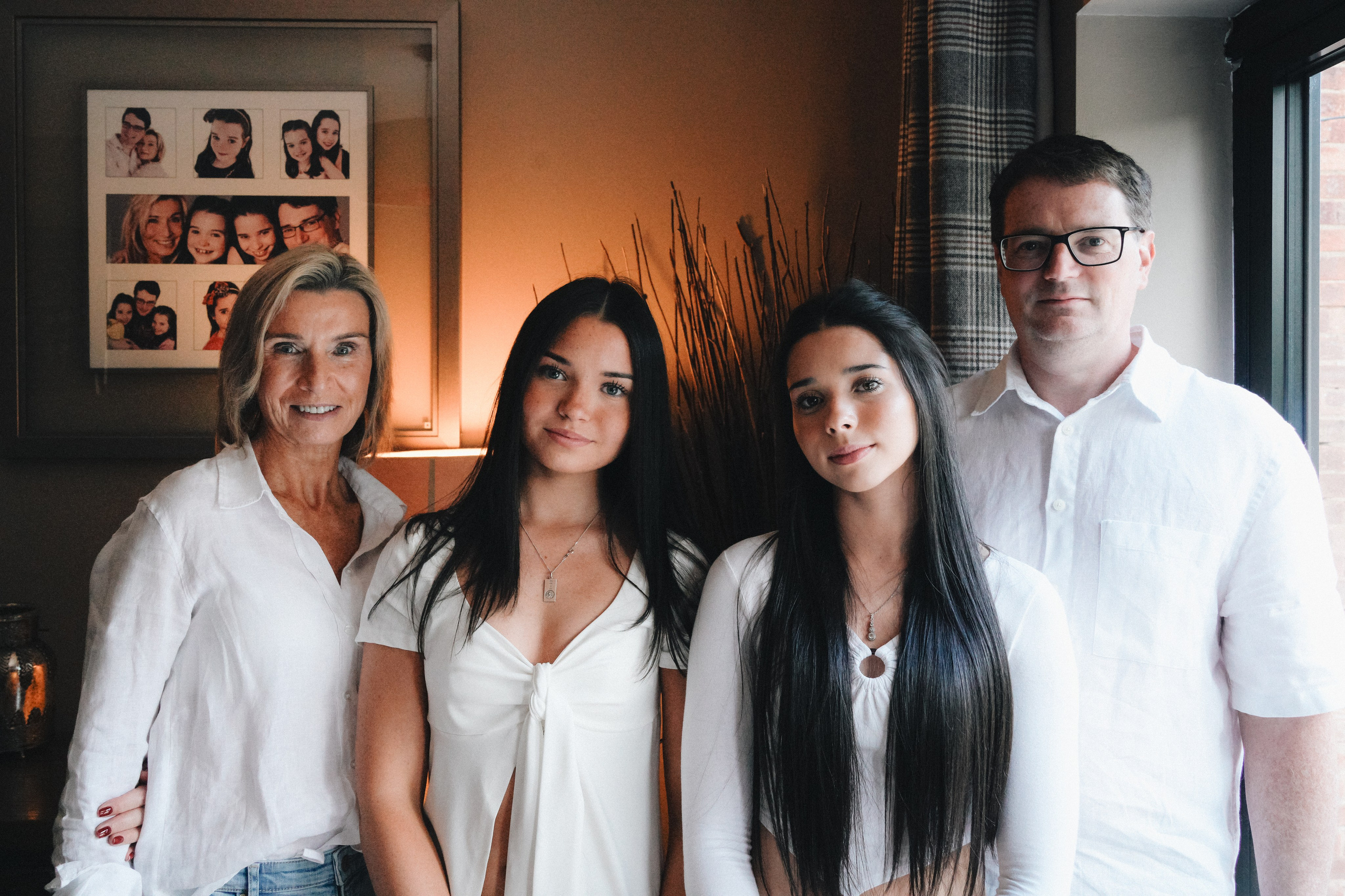 Parents and kids captured naturally during at-home family photography Solihull.