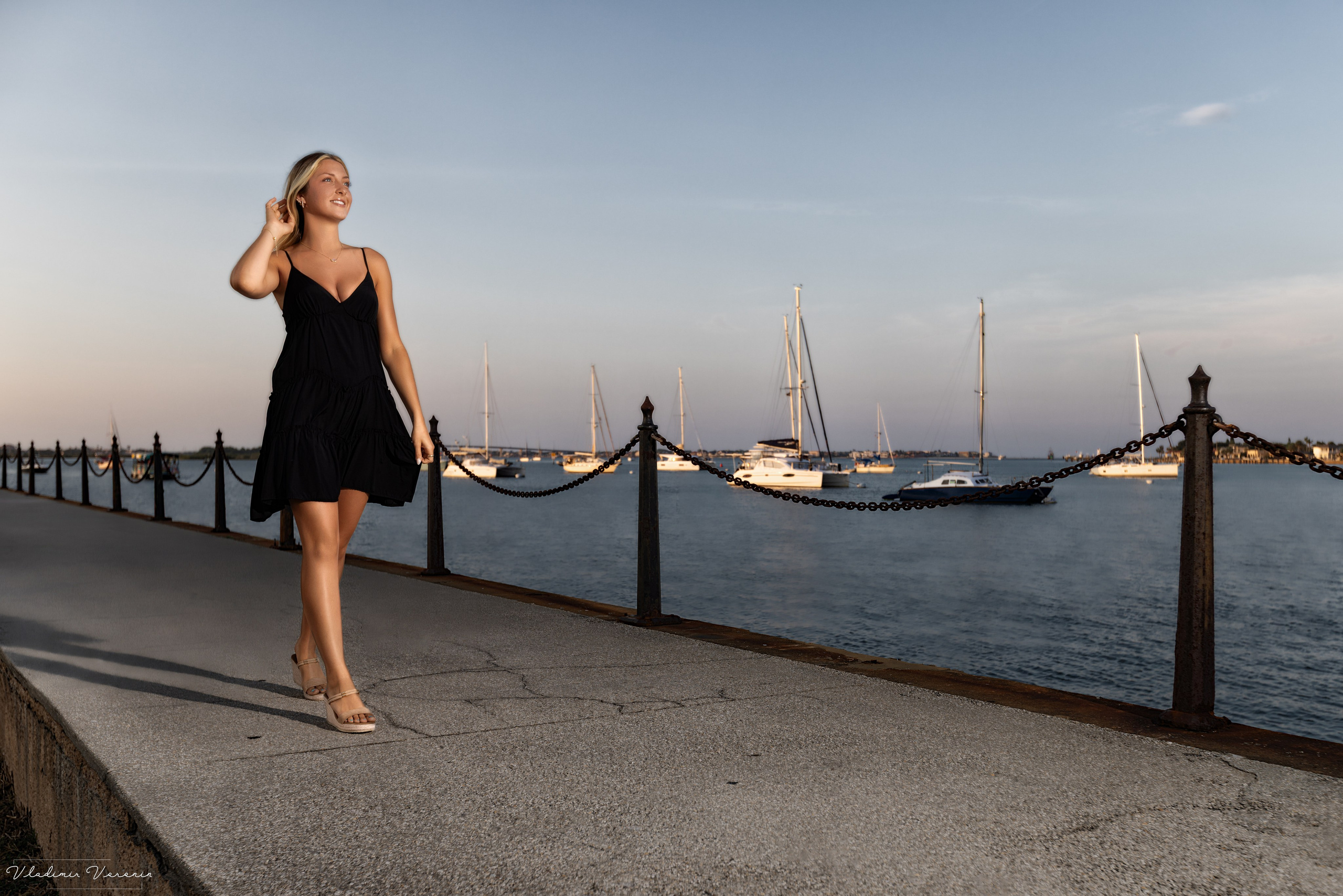 A portrait Zoey. Photographer St. Augustine