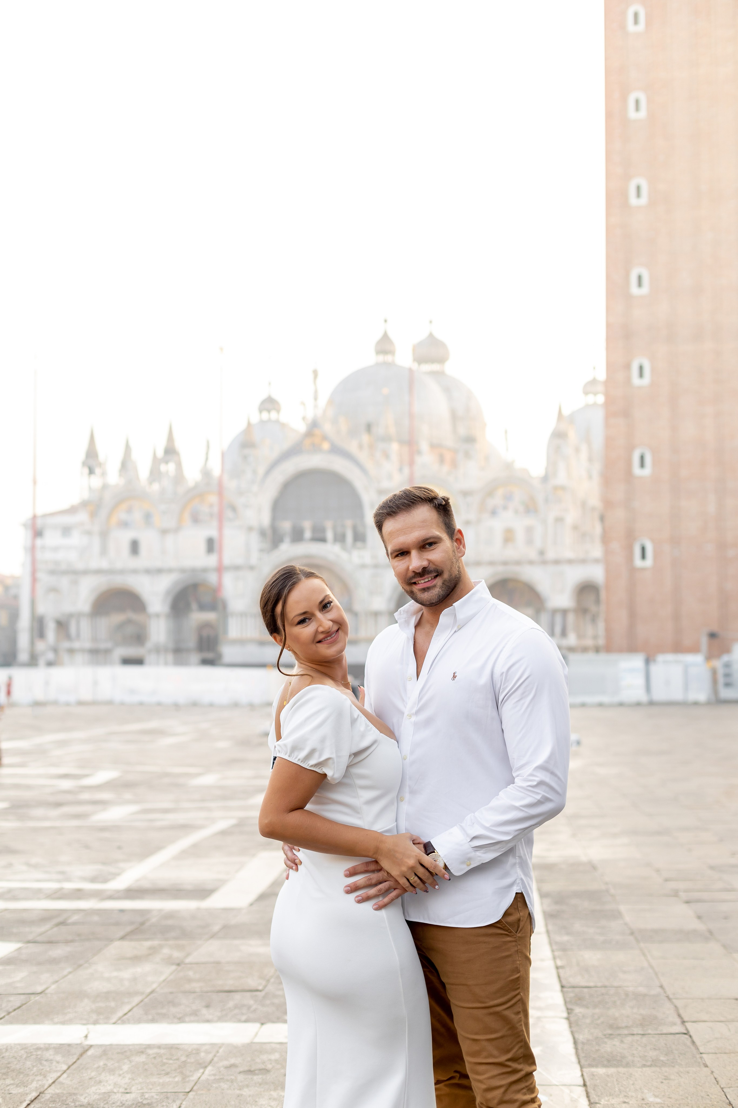 Emi and family at sunset