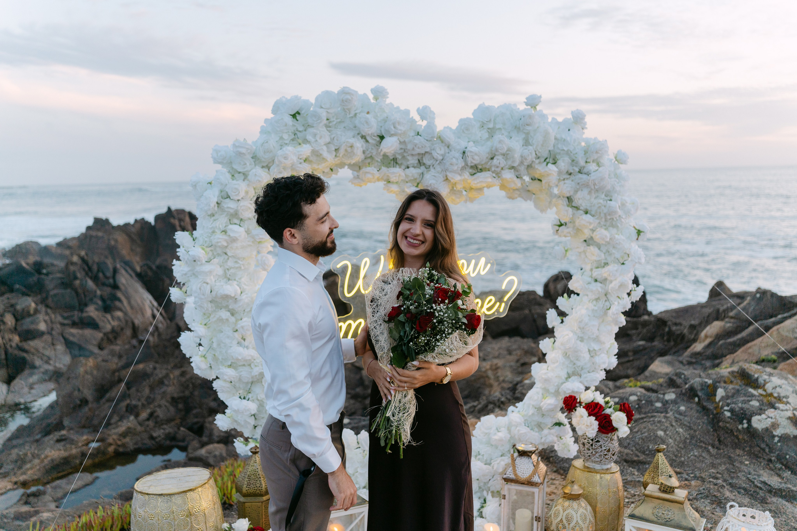 Wedding Proposal at the Beach. Davi Valente