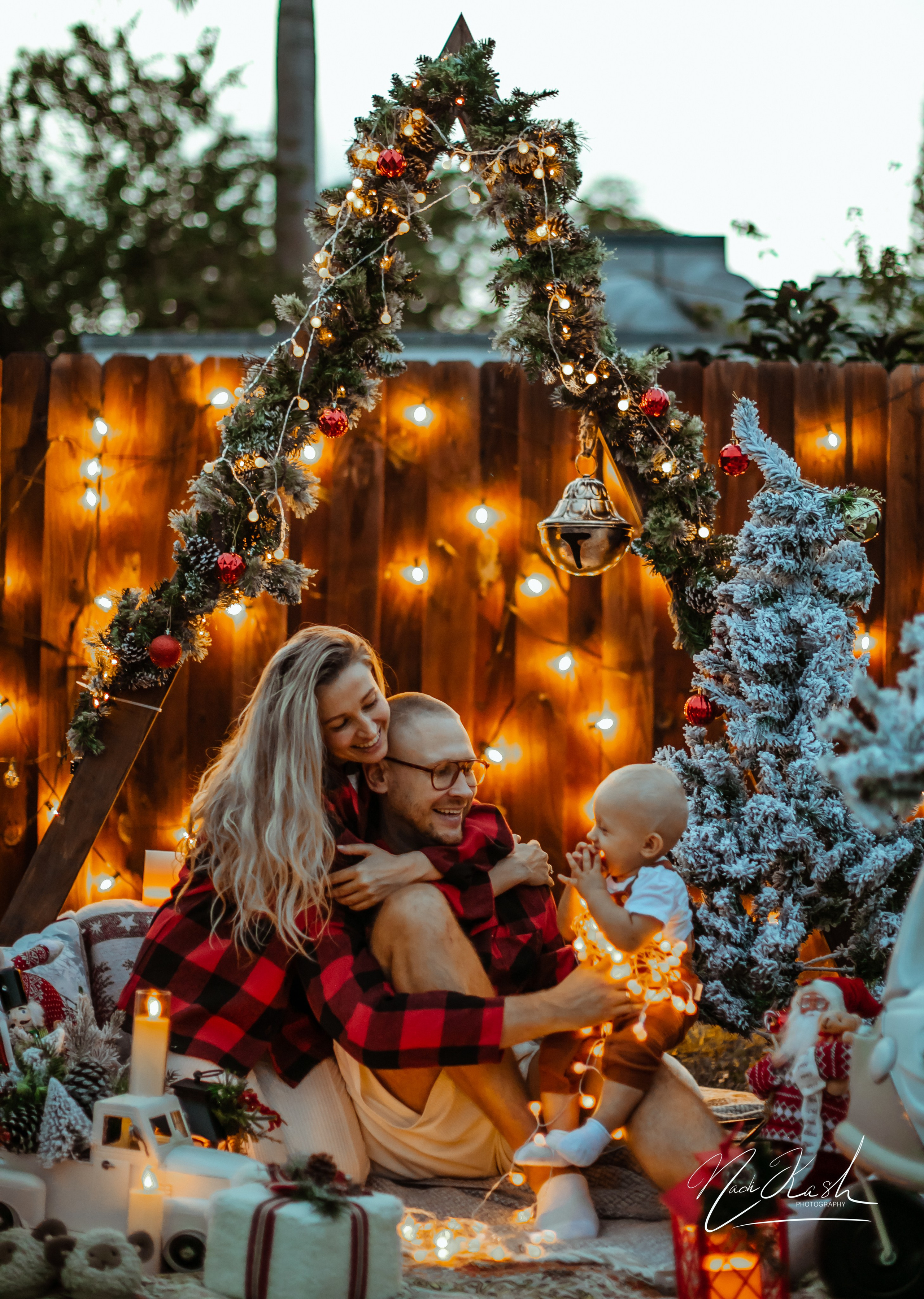 Christmas photoshoot. Photographer in Miami, Family photographer, Event, Wedding