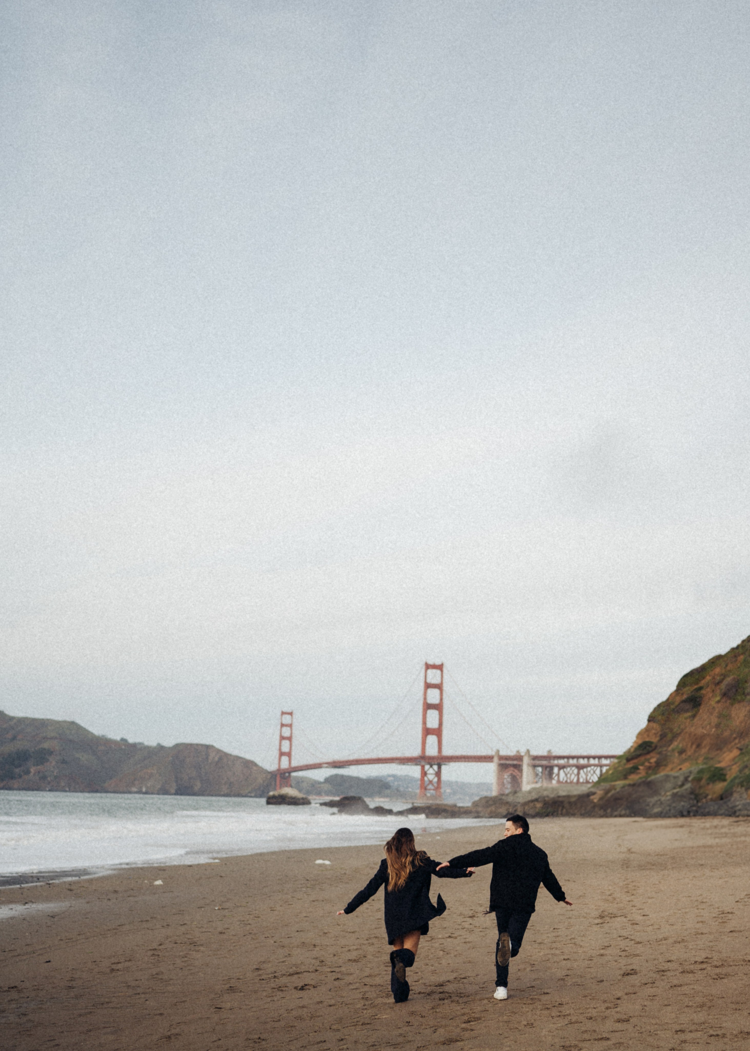 Couple Session at Torpedo Wharf and Baker Beach. Soulo Photography | San Francisco Bay Area Based Photographer