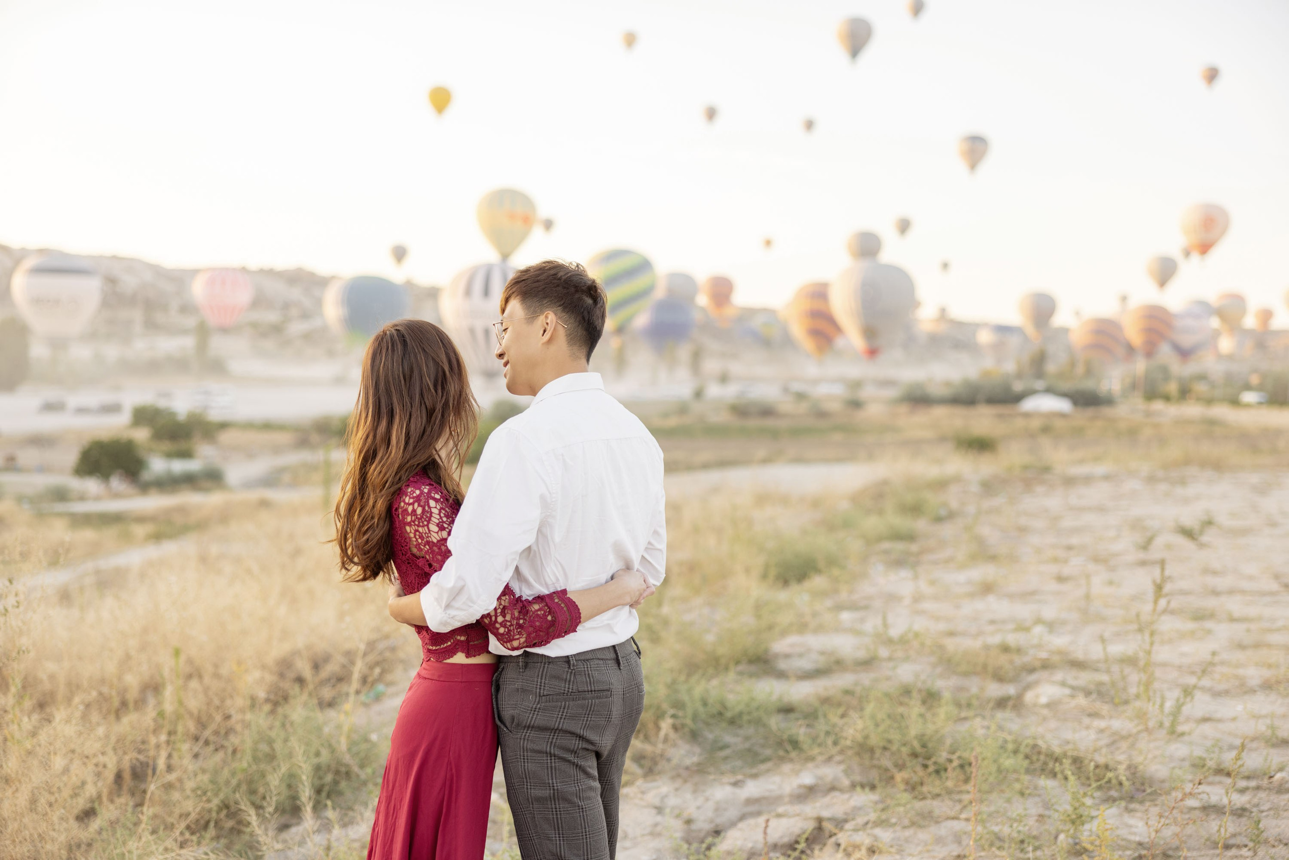 Couple photo shoot in Cappadocia. Julia Ganch I Fashion Wedding Photography I Cappadocia Turkey