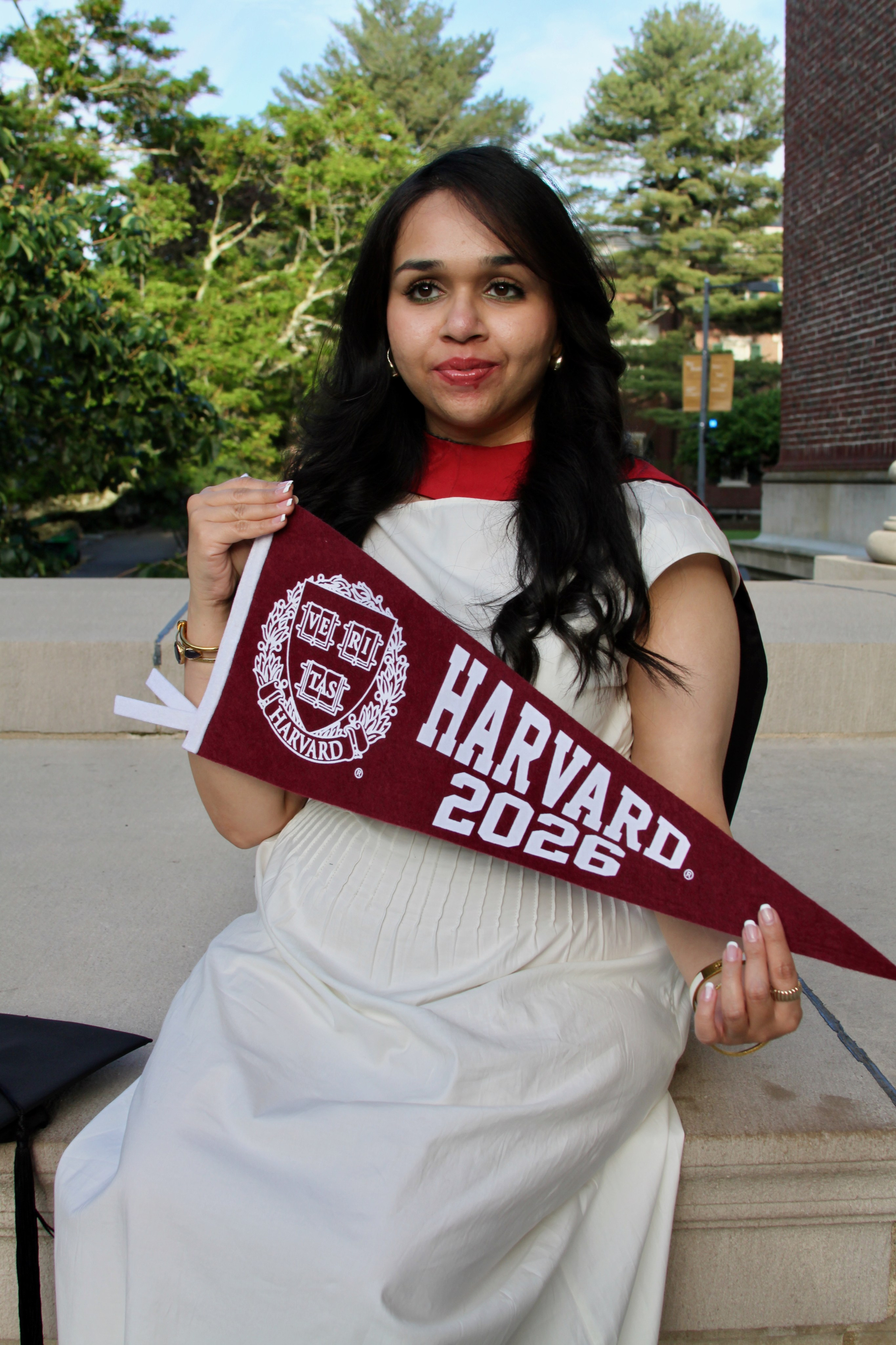 Masters graduation with Sadaf (part of group shoot). Kelly Sang, graduation and portrait photographer in Boston