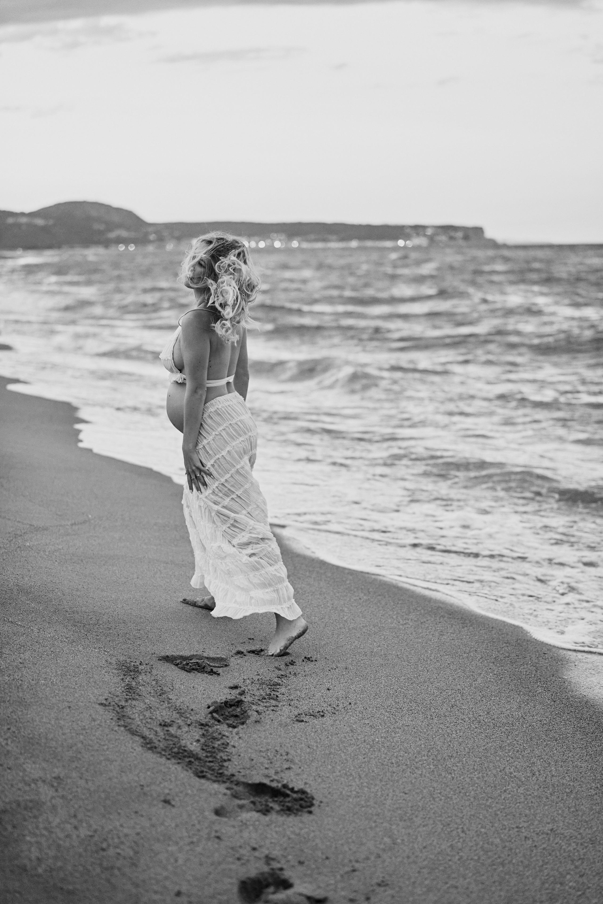 Фотосессия беременности на пляже. Фотограф в Барселоне Жанна Захарченко