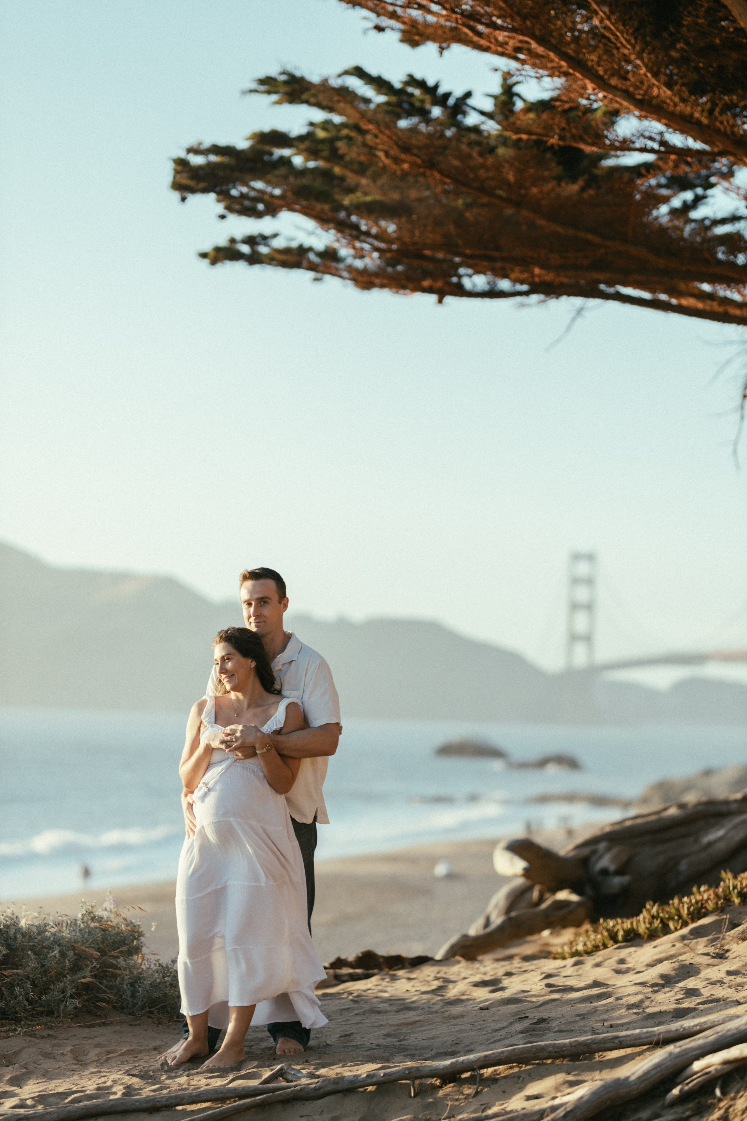 New Beginnings at Baker Beach. Maternity, newborn photographer in the Bay Area|Iryna Rakivnenko