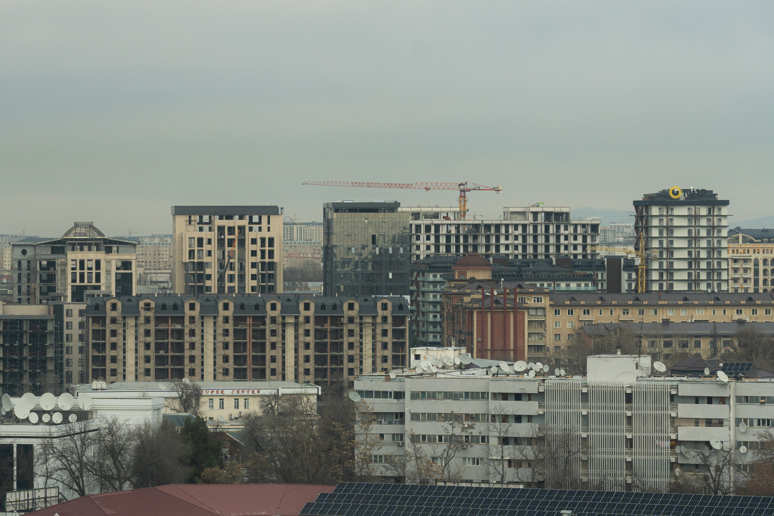 Смог в Ташкенте или Взгляд на город с высоты птичьего полета. Георгий Намазов | Фотограф в Ташкенте