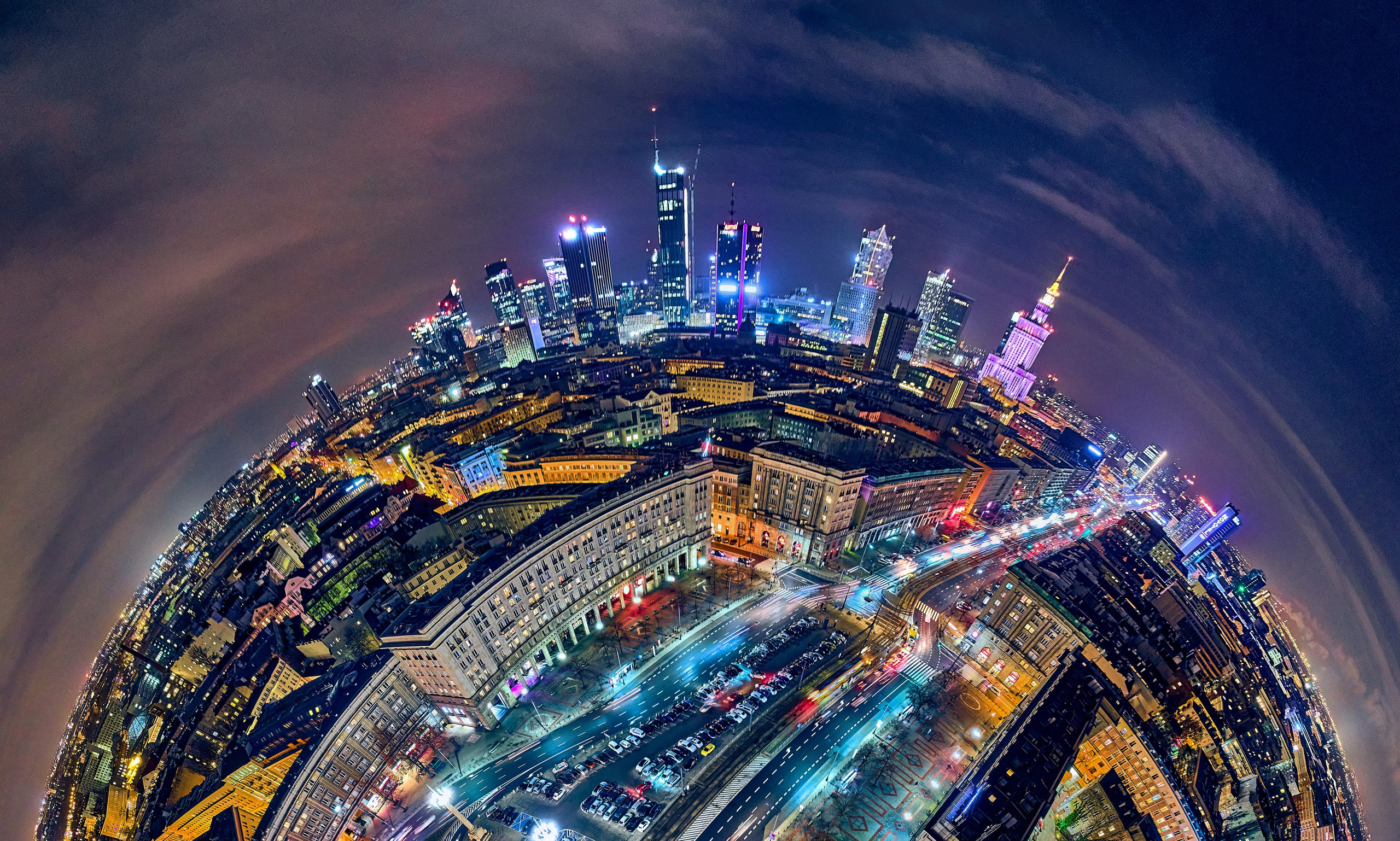 Lotnicza dronowa fotografia Warszawy - Miasto widziane z lotu ptaka. Андрей Шипилов — Фотография & Видеография