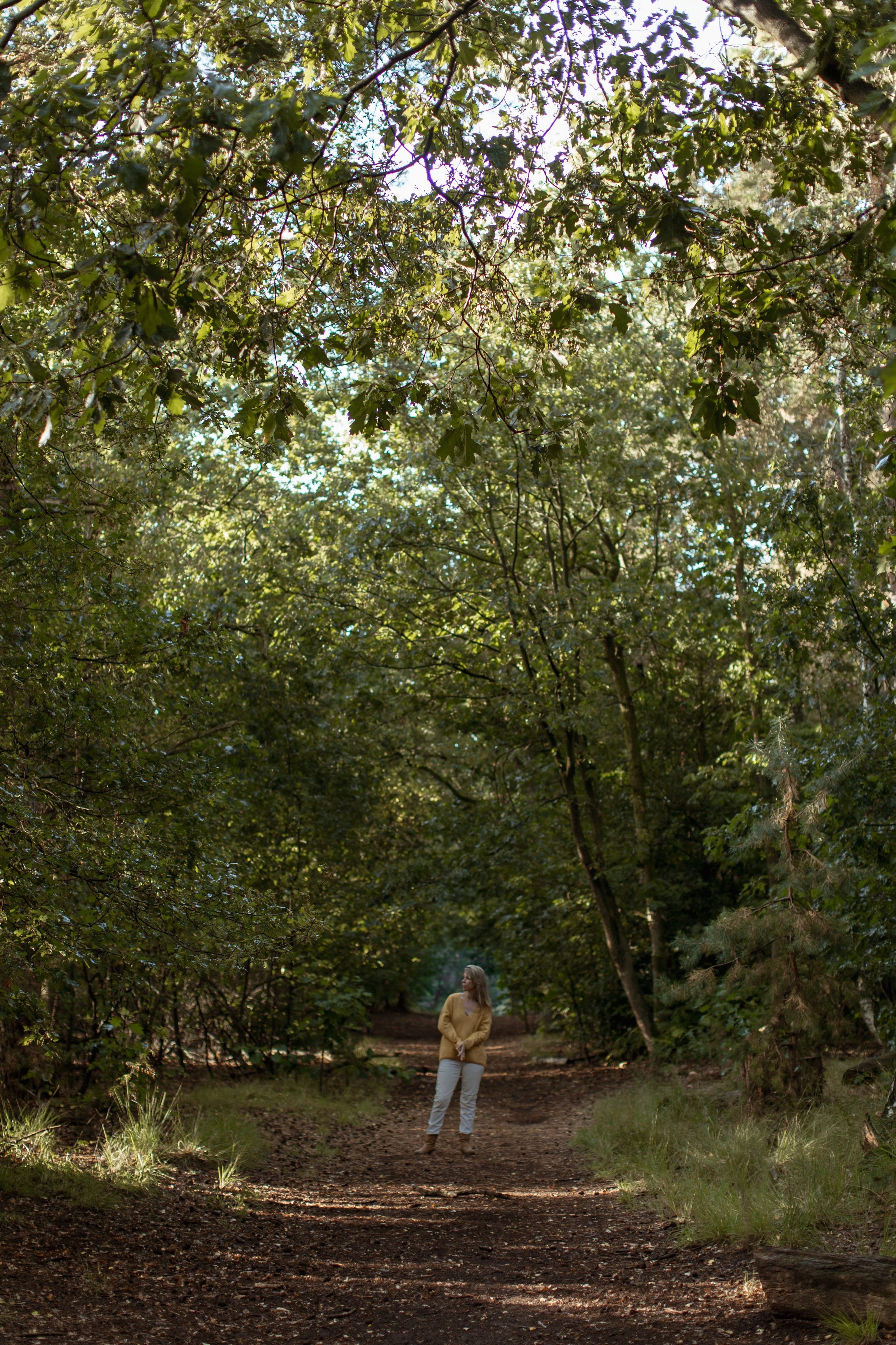 Paula. Walk in Strabrechtse Heide. True self