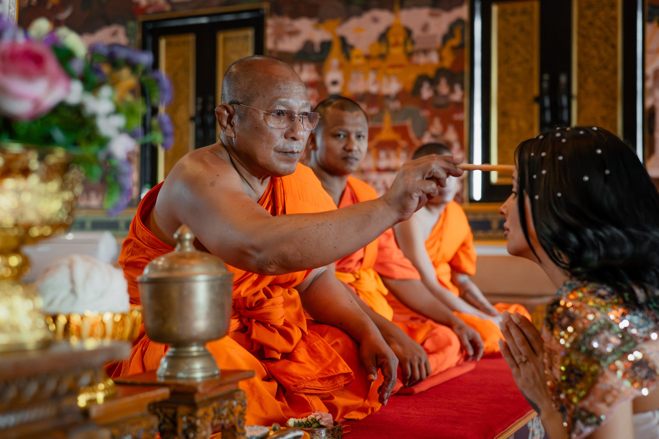 Just for 2. Buddhist blessing wedding Ceremony on Koh Samui, Thailand