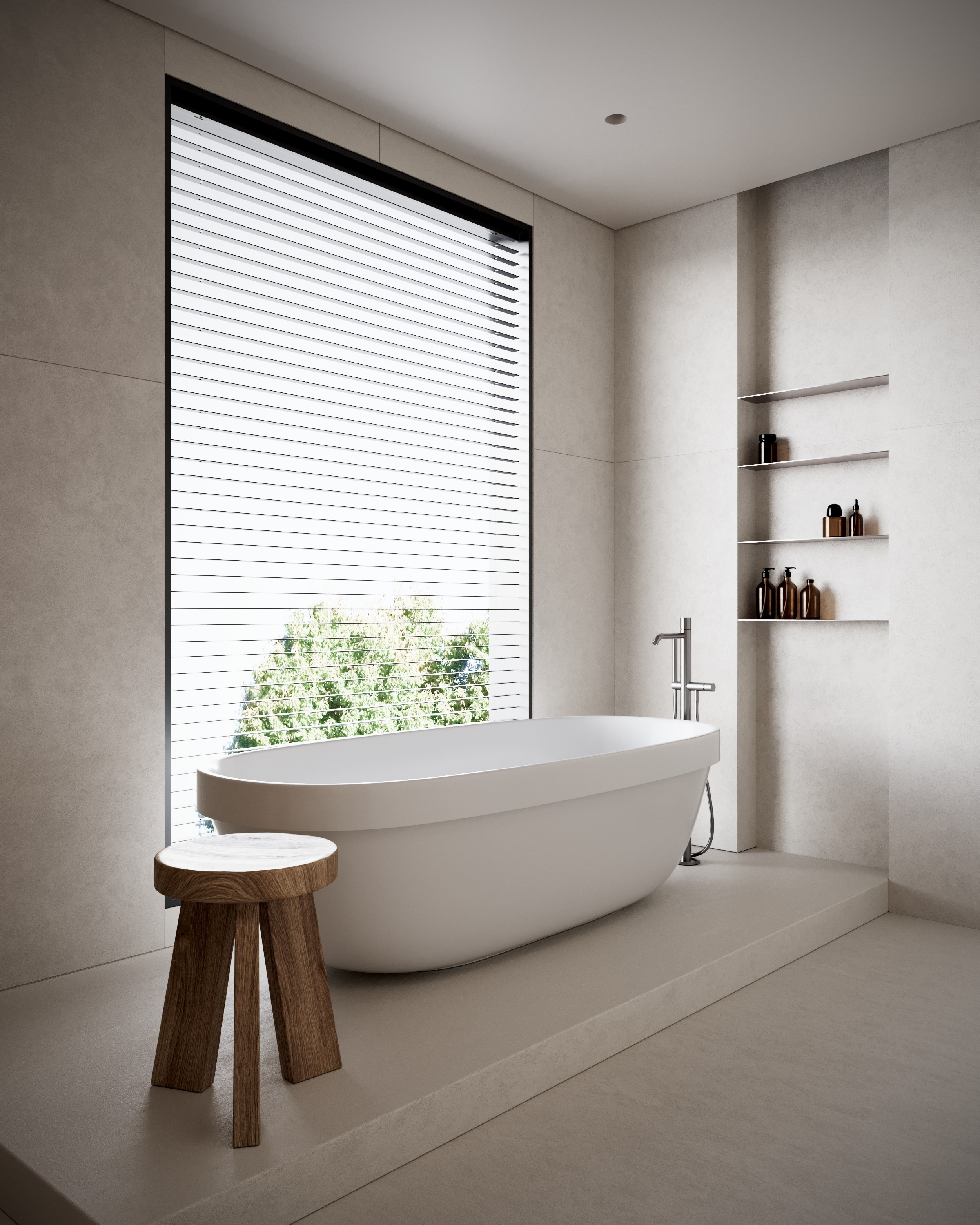 Bathroom design / Personal project. Interior designer / visualizer Lisa Oputina