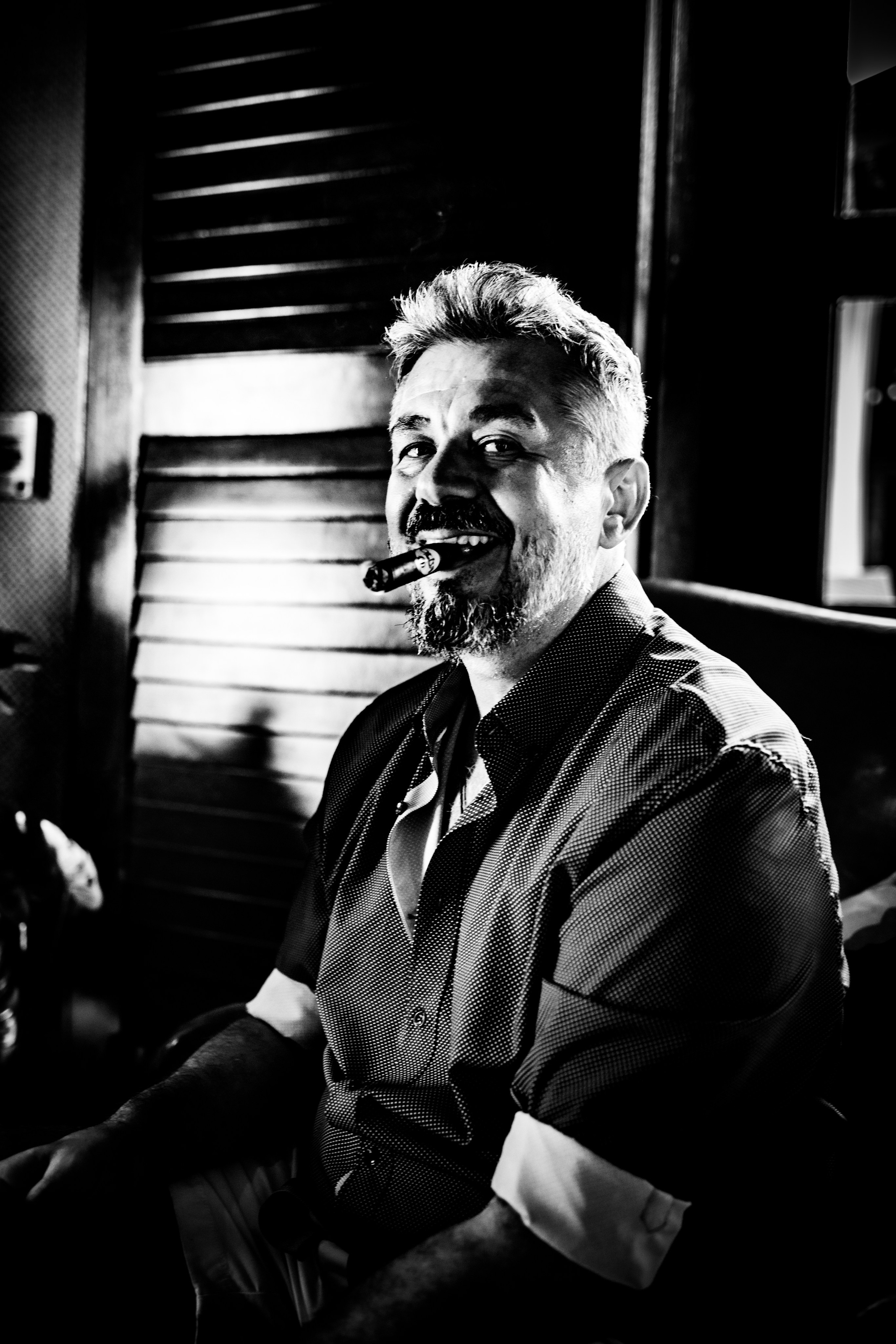 Burn Black and White Series. Out and About 239