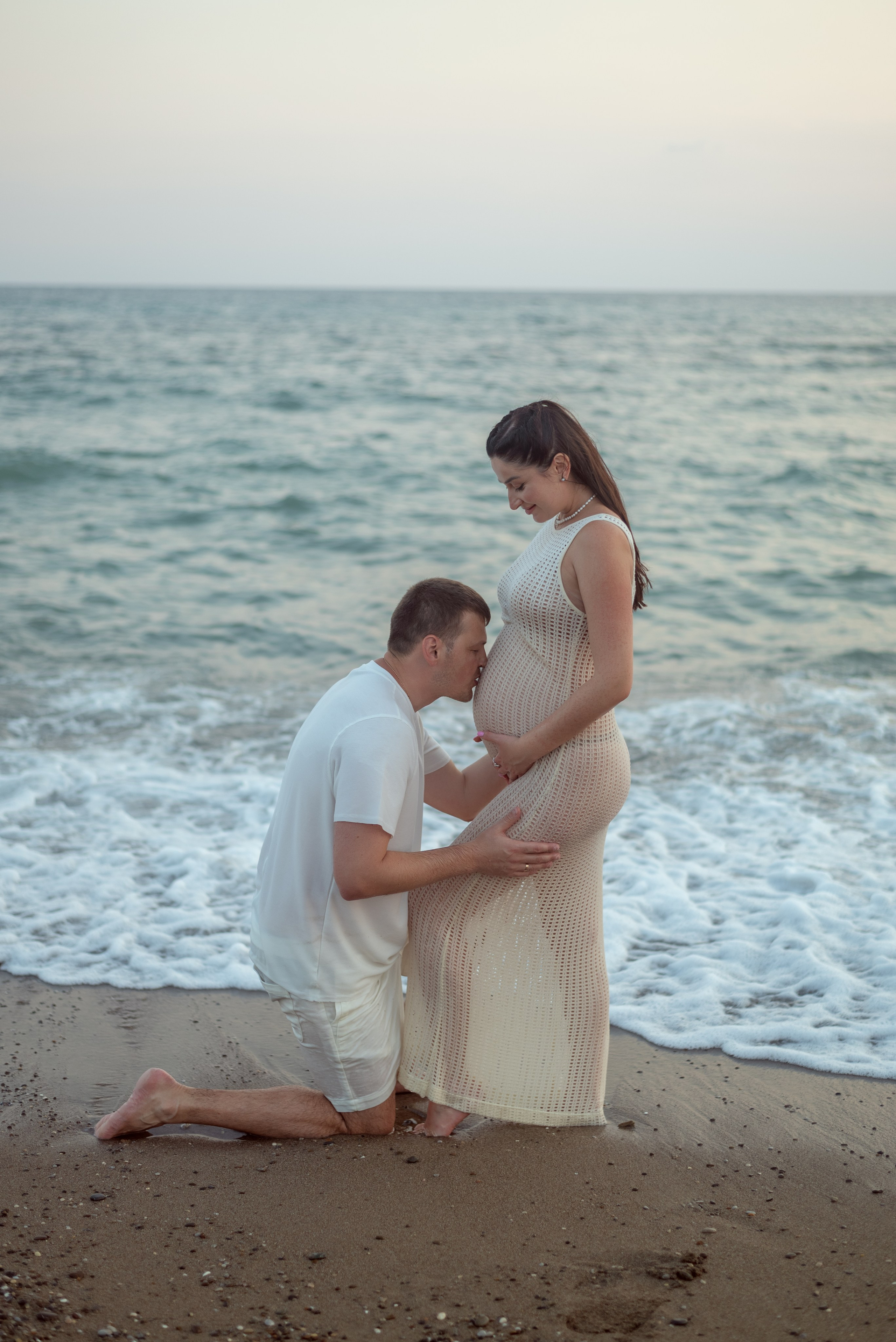 Семейная фотосессия на пляже в Белеке. Фотограф Анталия, Кемер, Белек, Сиде Дарья Кая