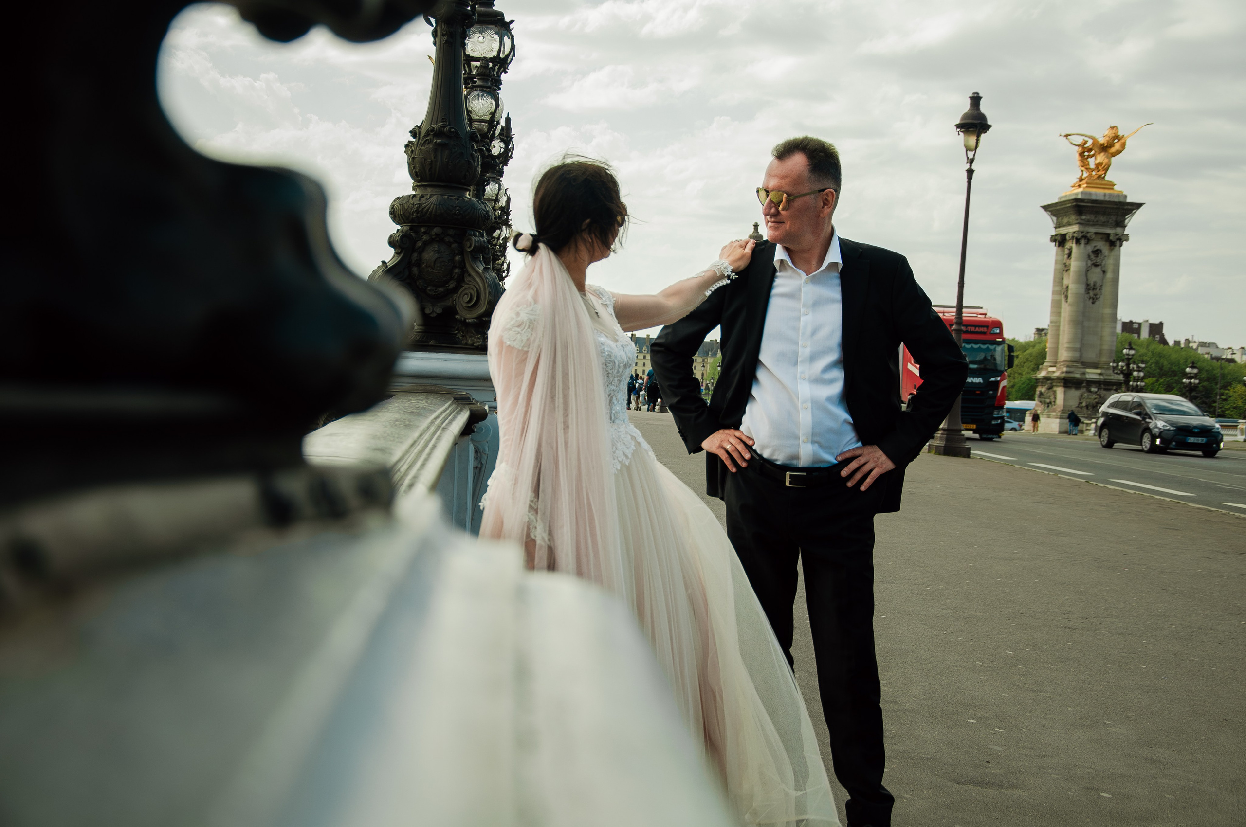 Wedding anniversary photoshoot. Paris photographer — Polina Osipova