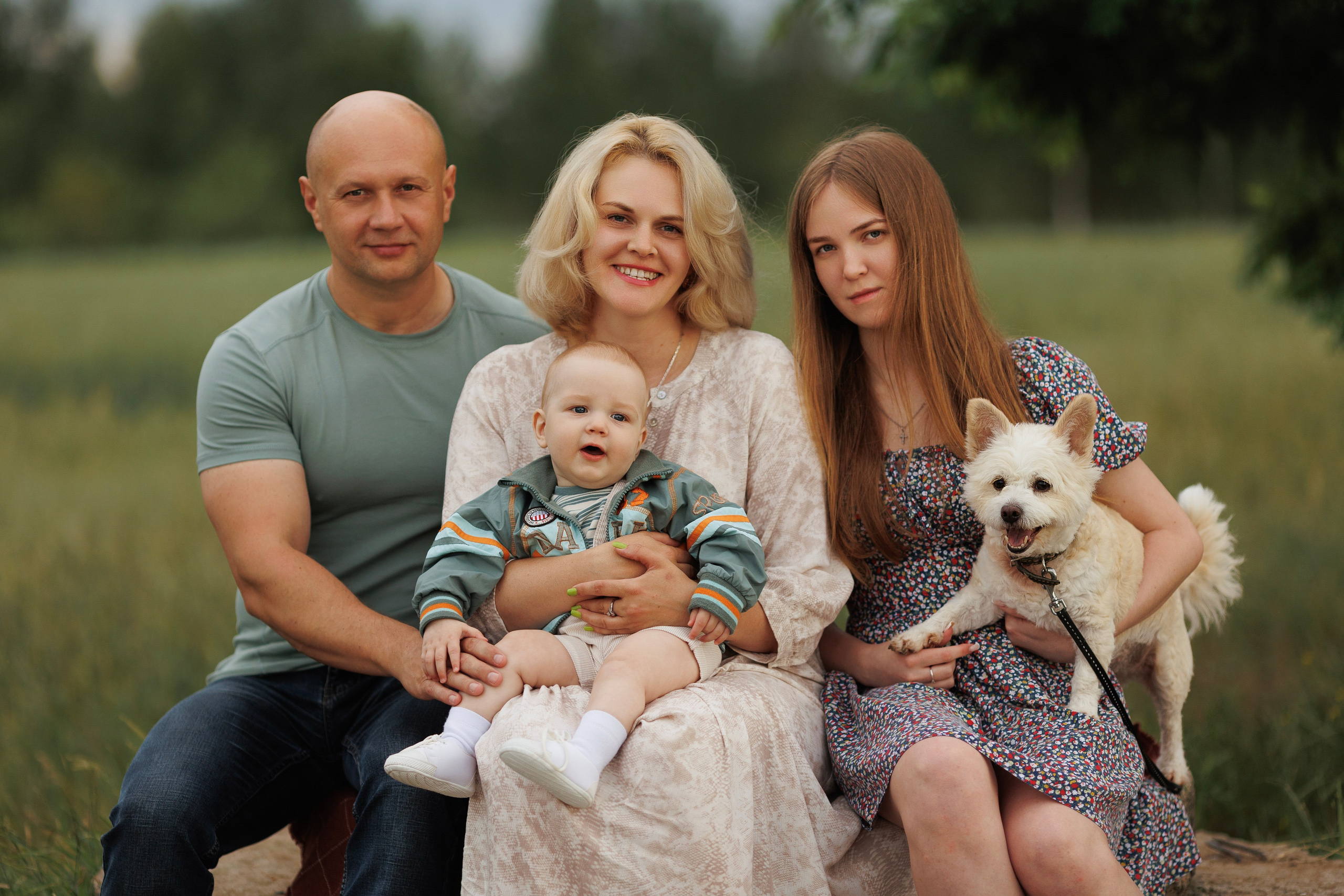После летнего дождя. Семейный и детский фотограф в Вильнюсе Светлана Наумова