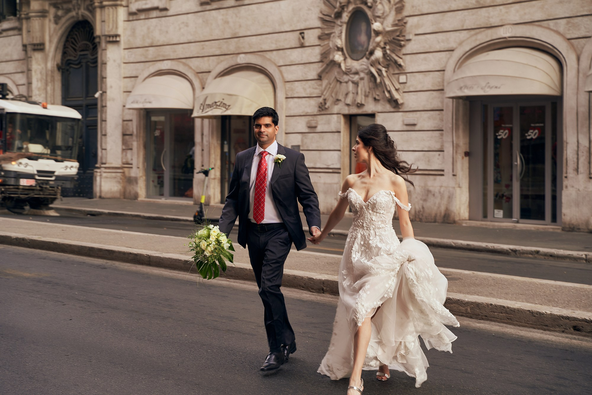 Wedding in Rome. Photographer in Italy Natalie Bero