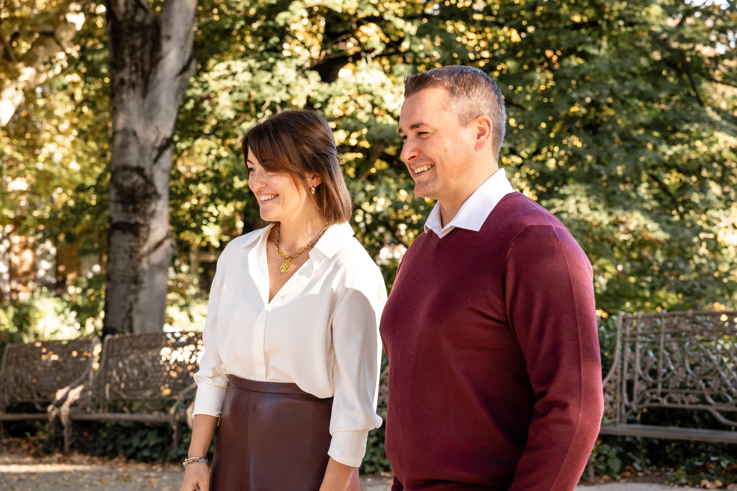 Autumn Family photoshoot in Toulouse. Jardin des Plantes. Eugénie Smirnova — your photographer in Toulouse and southwest France