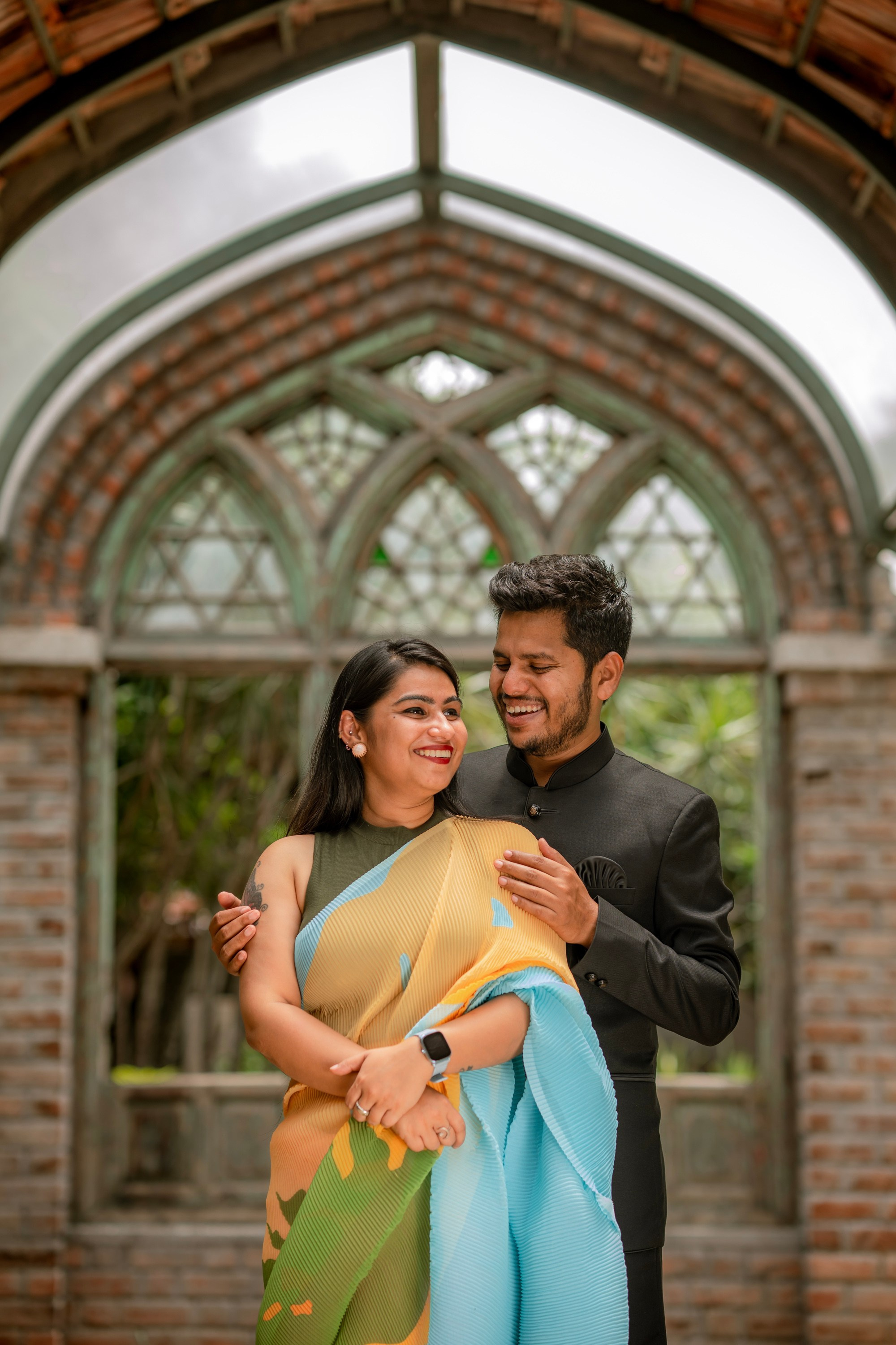 Prakriti & Ayush, Pre-Wedding Shoot at Shibravyi Courtyard, Bangalore | Truly Yours