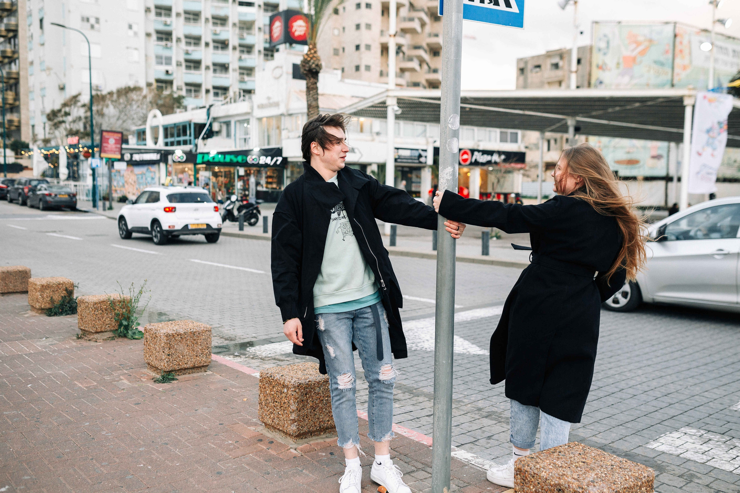 WINTER IN NETANYA. PHOTOGRAPHER IN ISRAEL