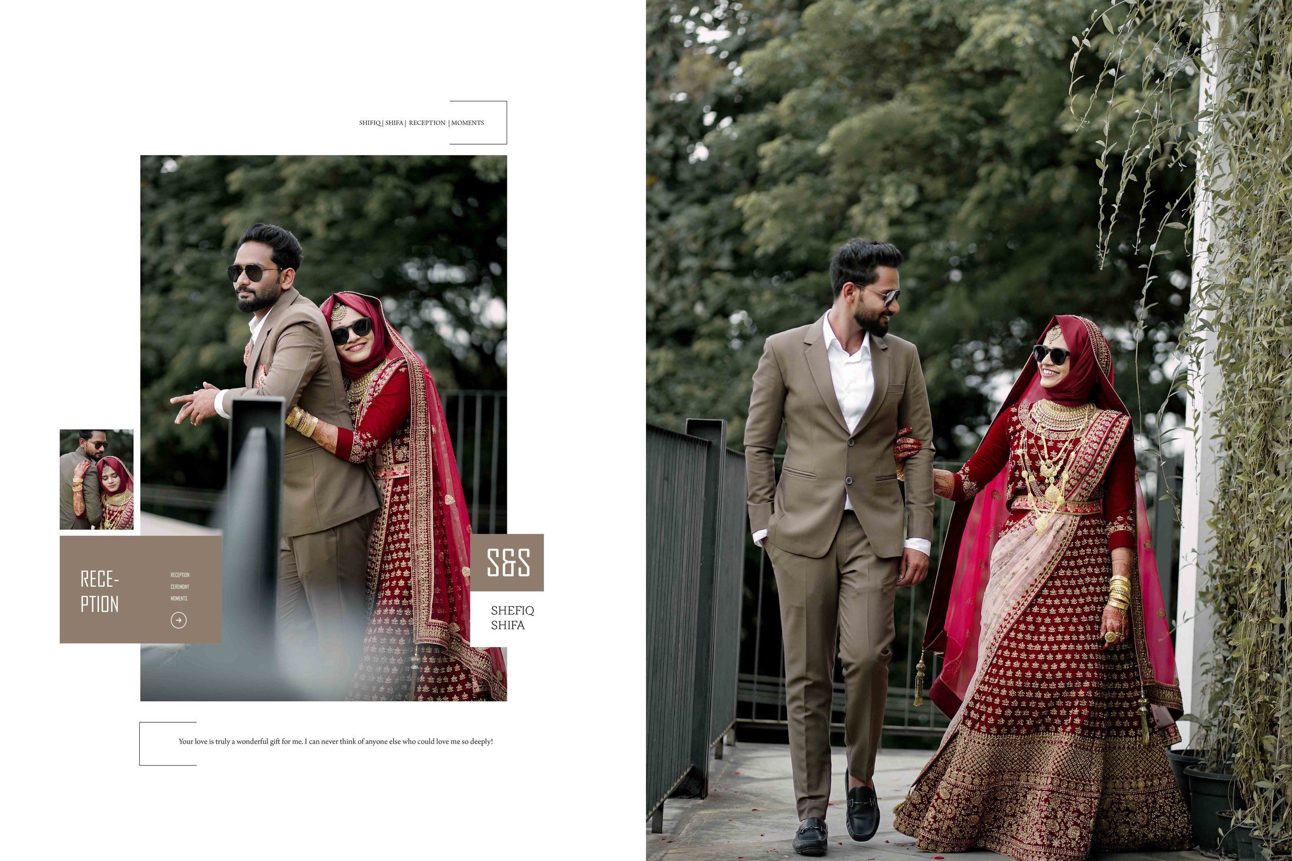 WEDDING ALBUM SHOWCASE. NTURE WEDDING