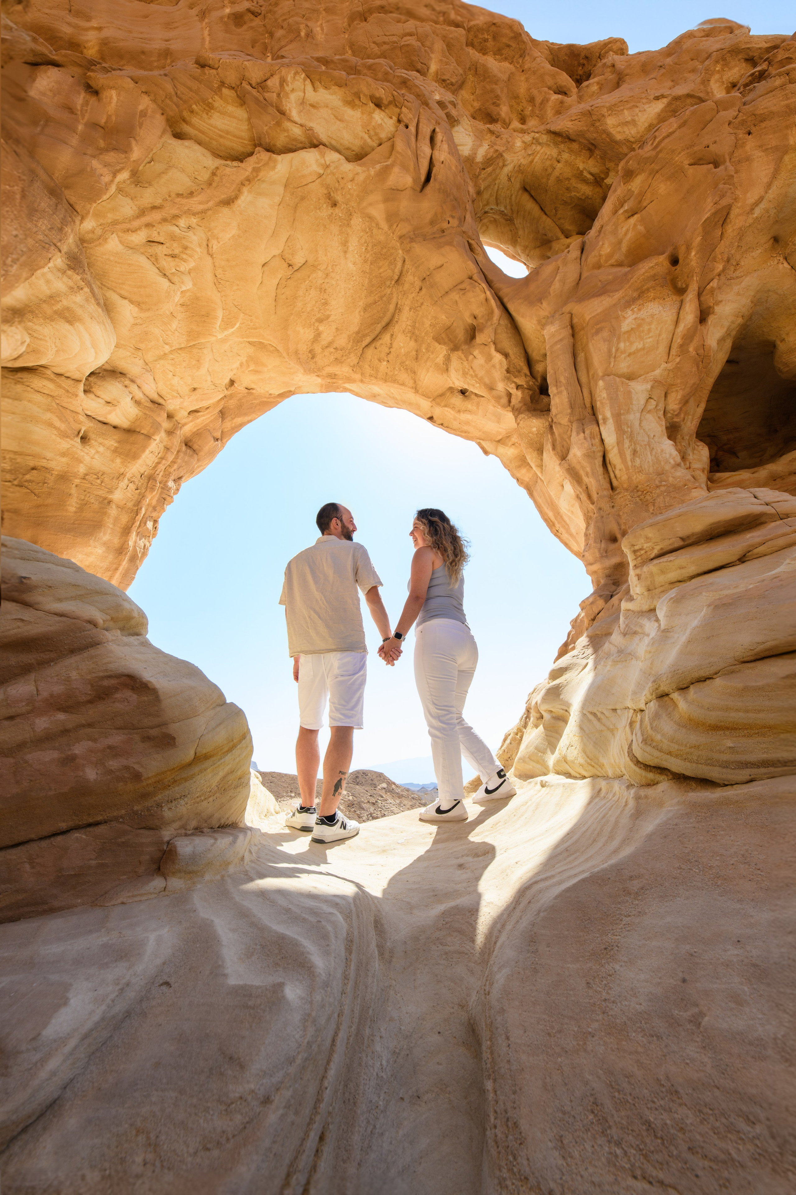 “She Said YES” in a Timna park for Lotan & Zohar. Family children pregnancy love stories photographer in Eilat Israel Olga Amchislavsky