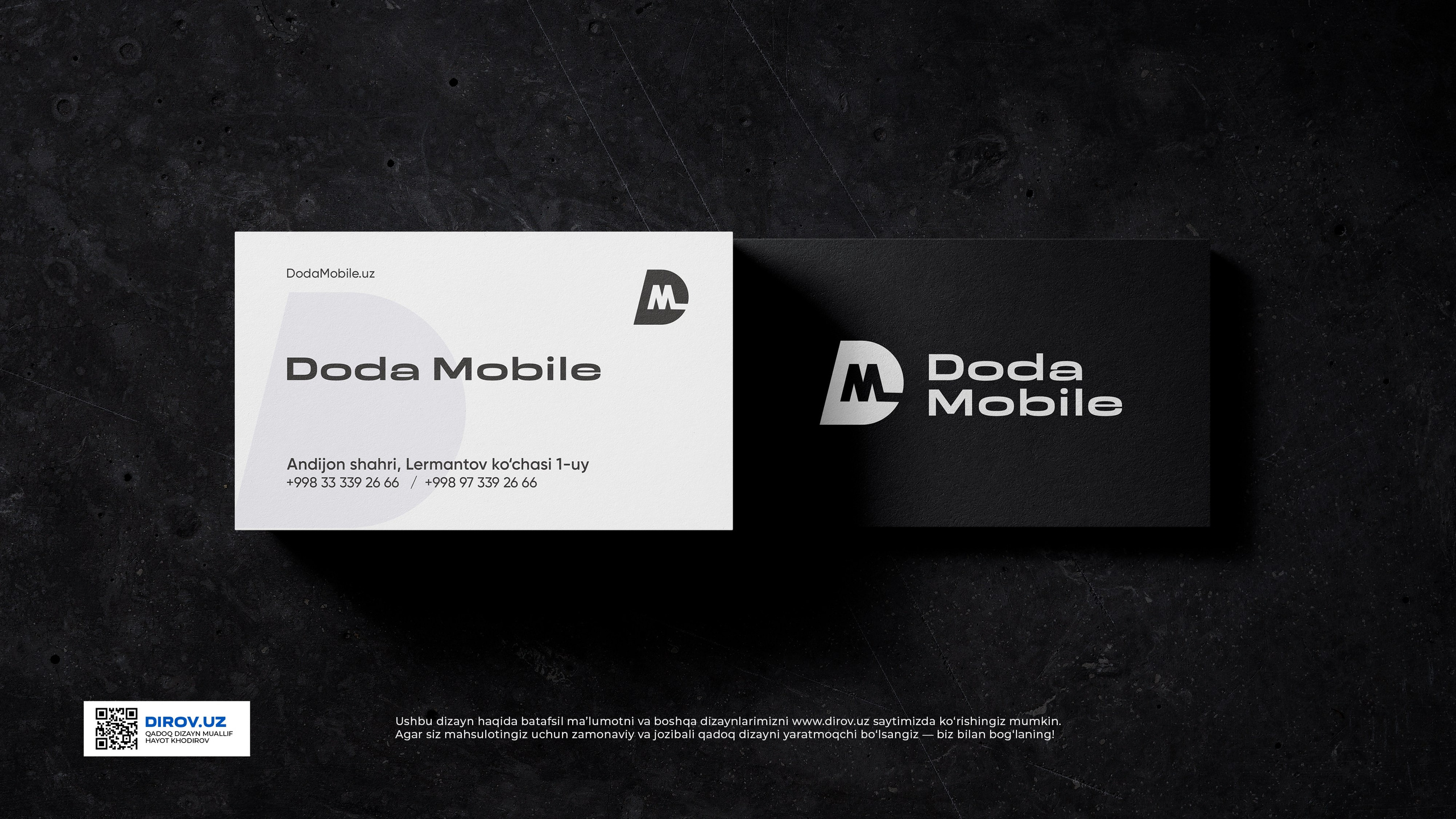 Doda Mobile  — Logotip. Dirov — Hayot Khodirov
