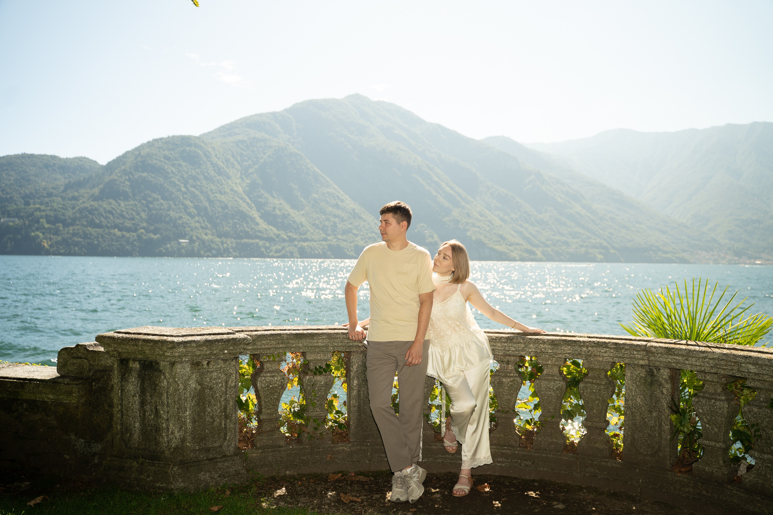 Love Story in Lake Como. Proposal Photographer in Lake Como