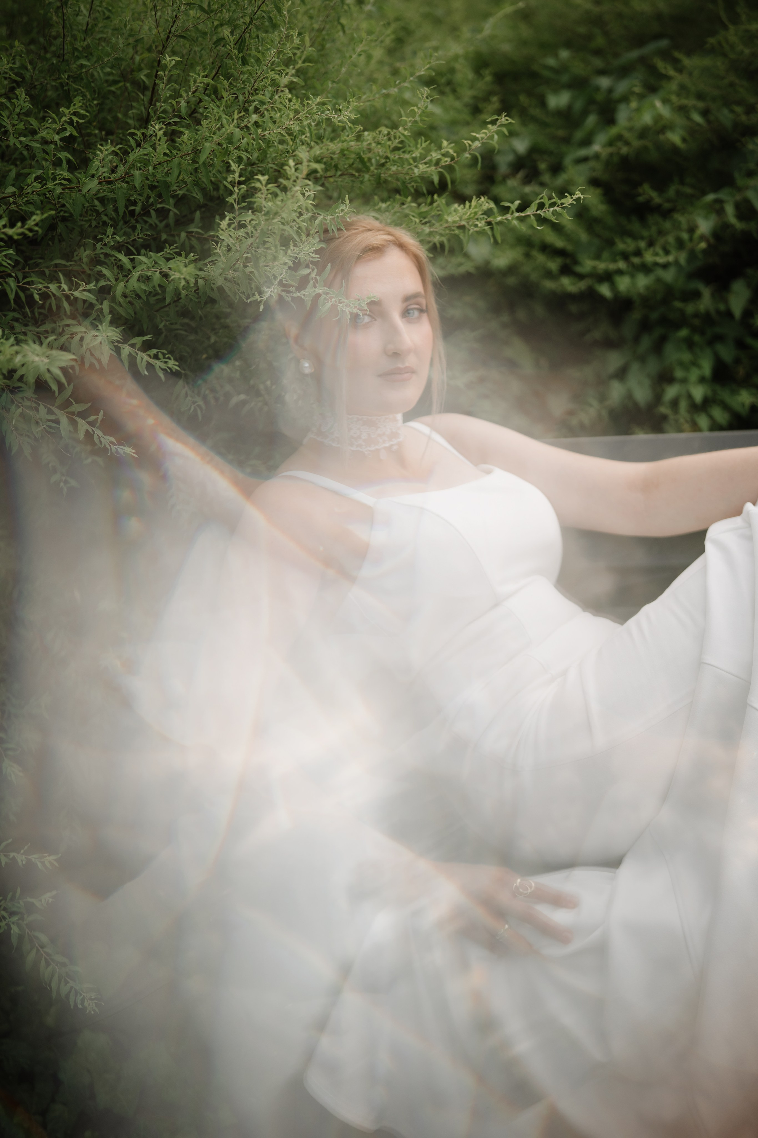 Natalie as a Runaway bride. Portrait and wedding photographer in New York