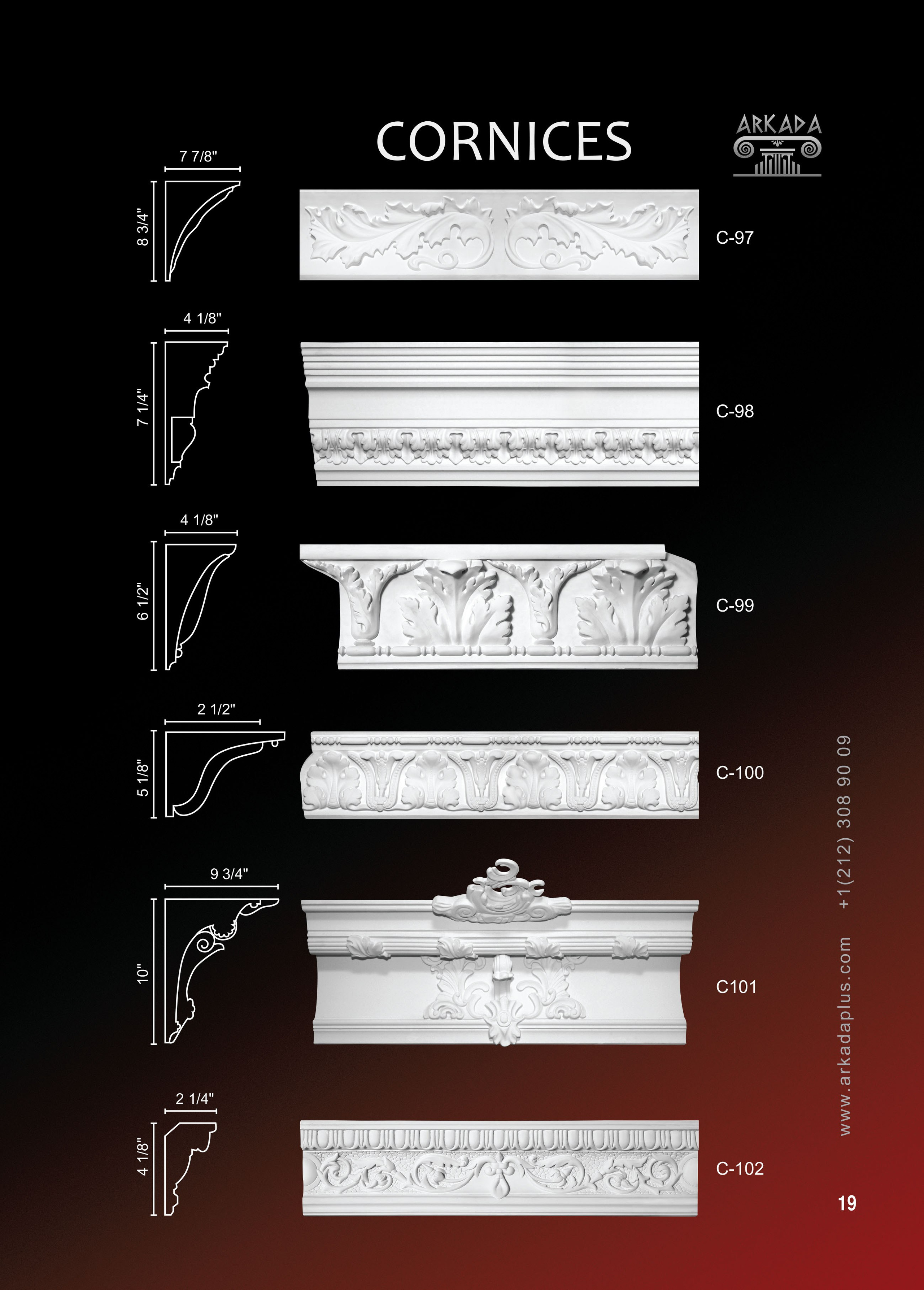 Crown Molding. Plaster molding