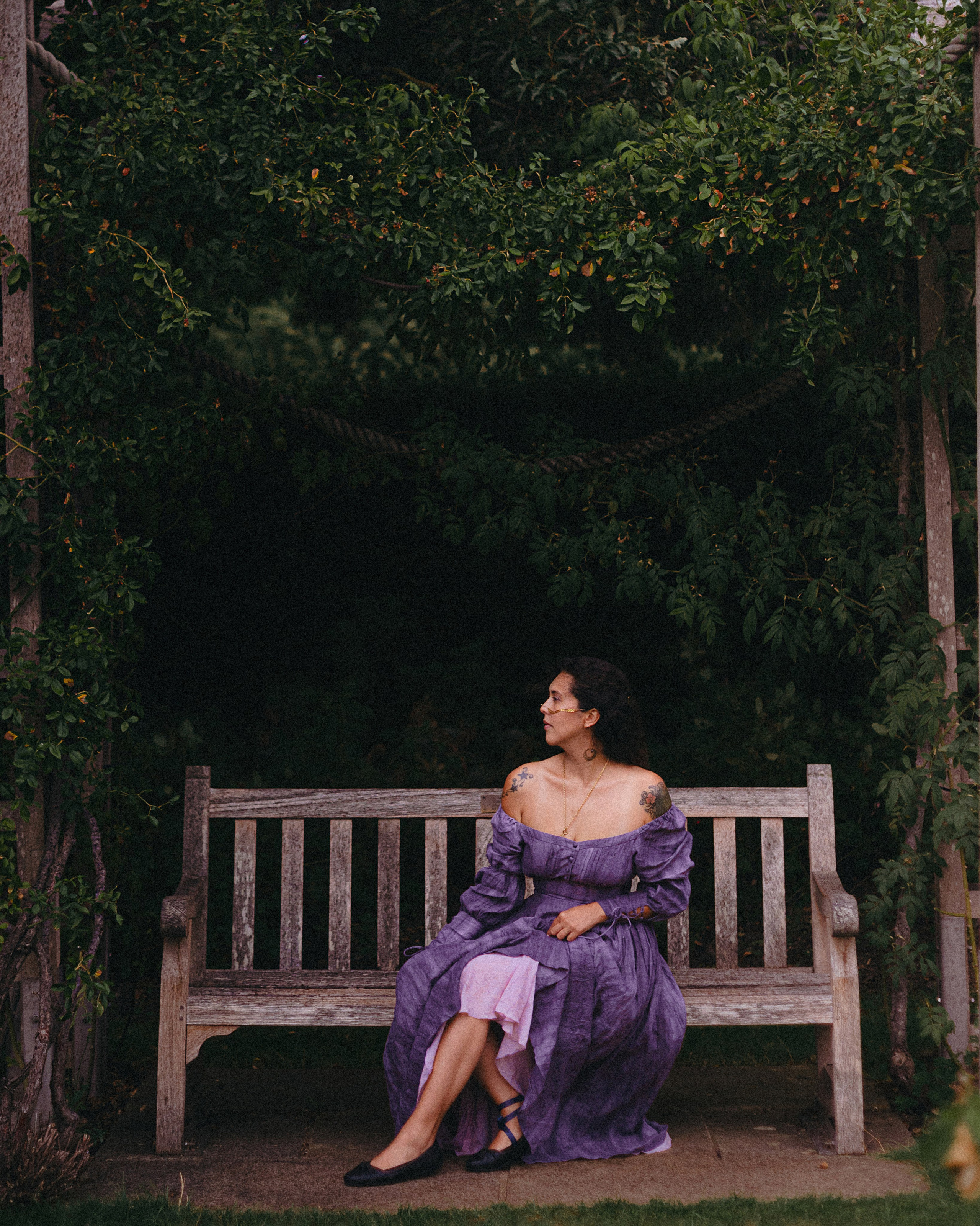 Fairy in Medieval Ruins Photoshoot. Moth & Moss Photography