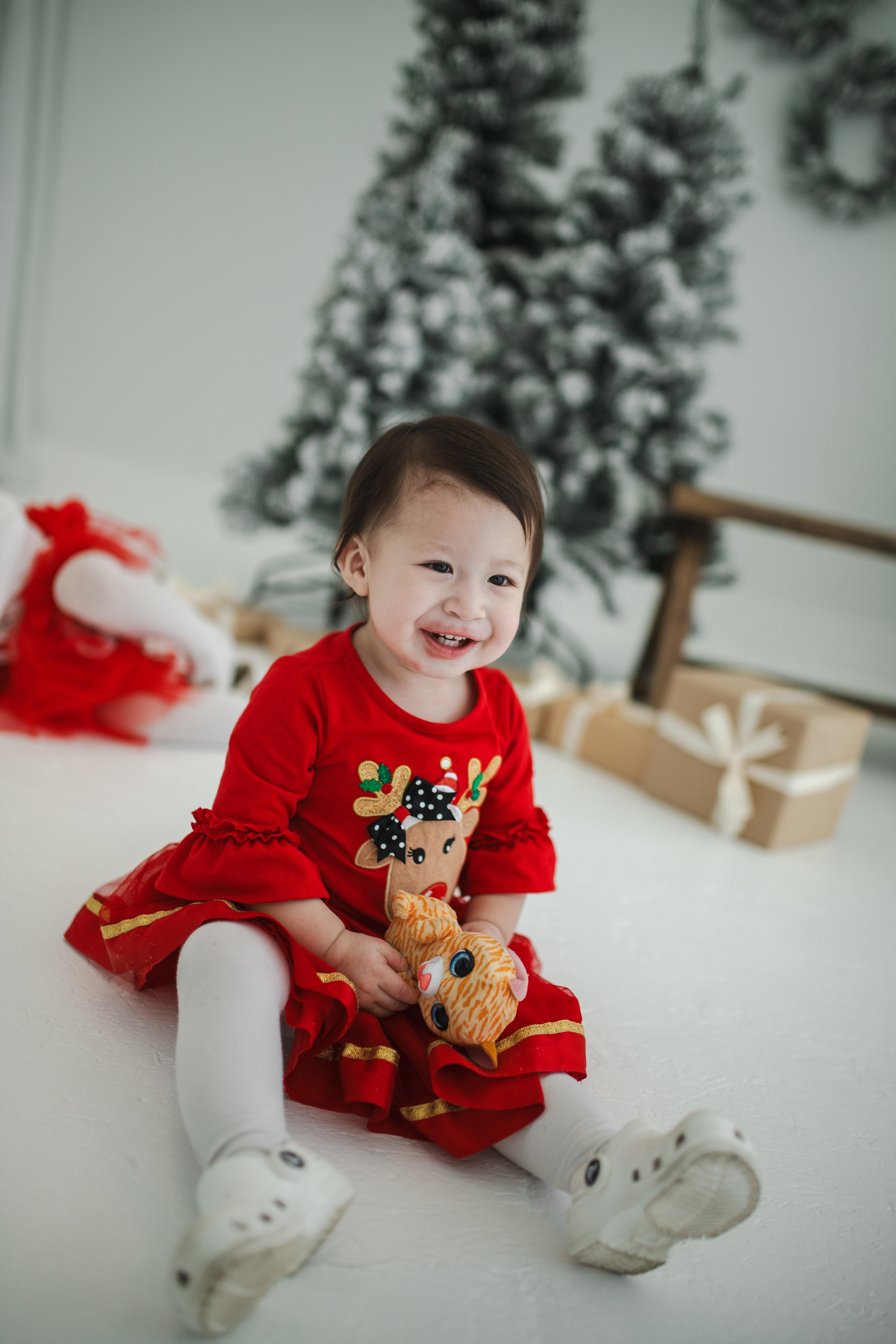 Christmas at the studio. Oxana Photographer in Charlotte, NC