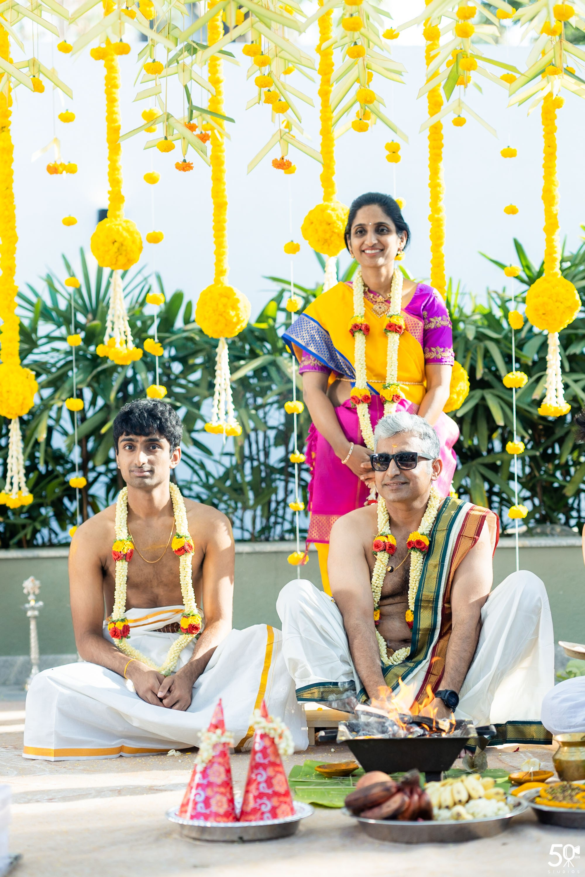 SANJAY AND SAKETH UPANAYANA. 50mm STUDIOS