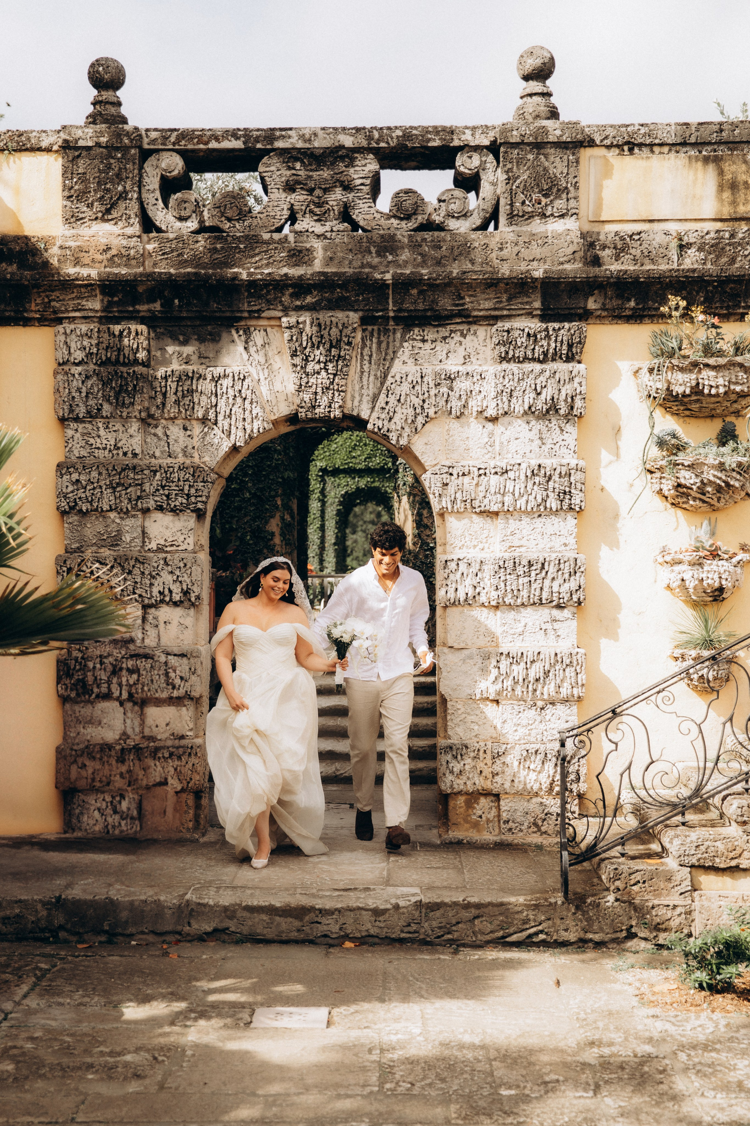 Lindsay & Kirk | Elopement at Vizcaya Museum & Gardens