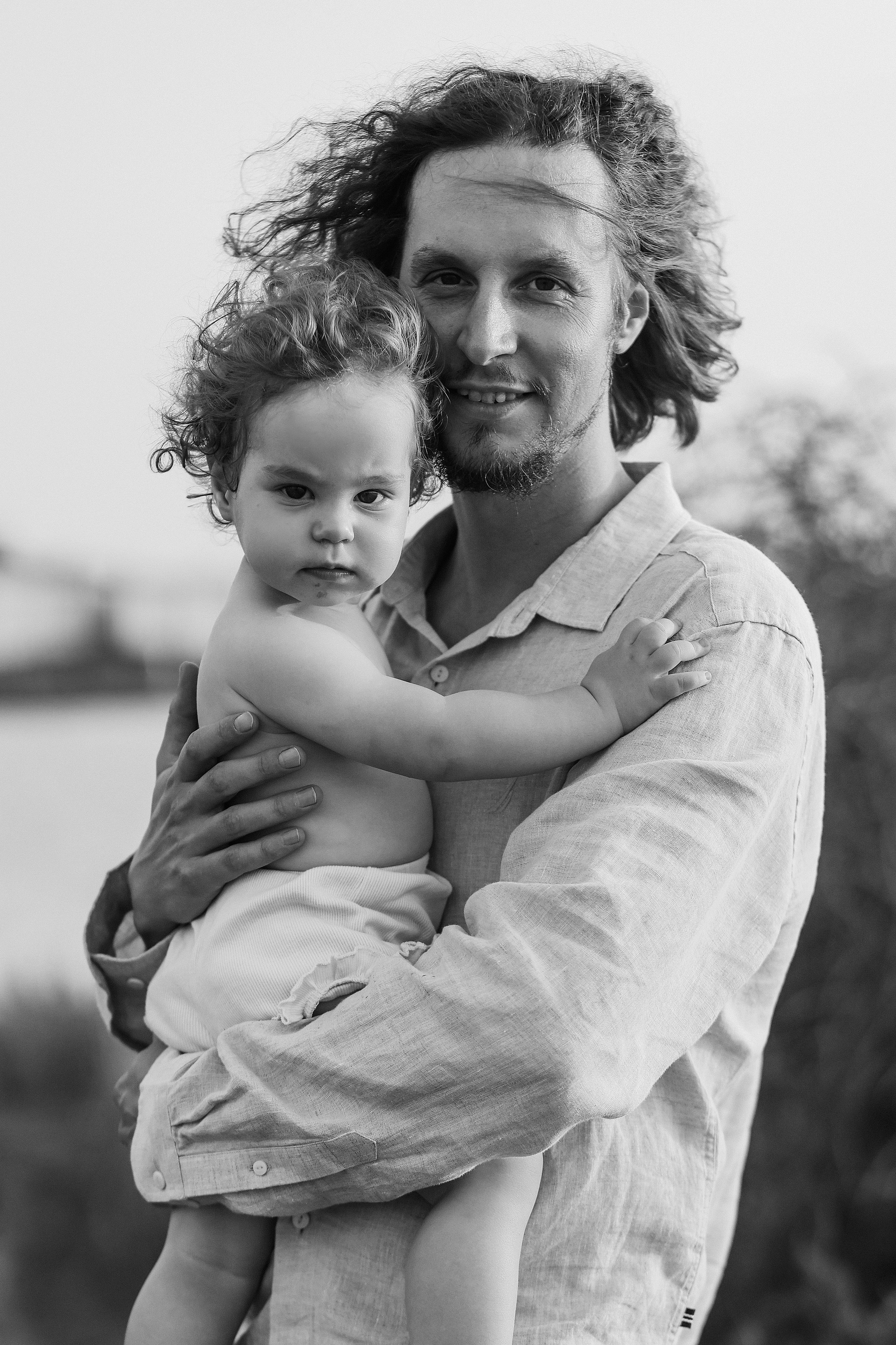 Little curls in Atlit. Family photographer in Israel