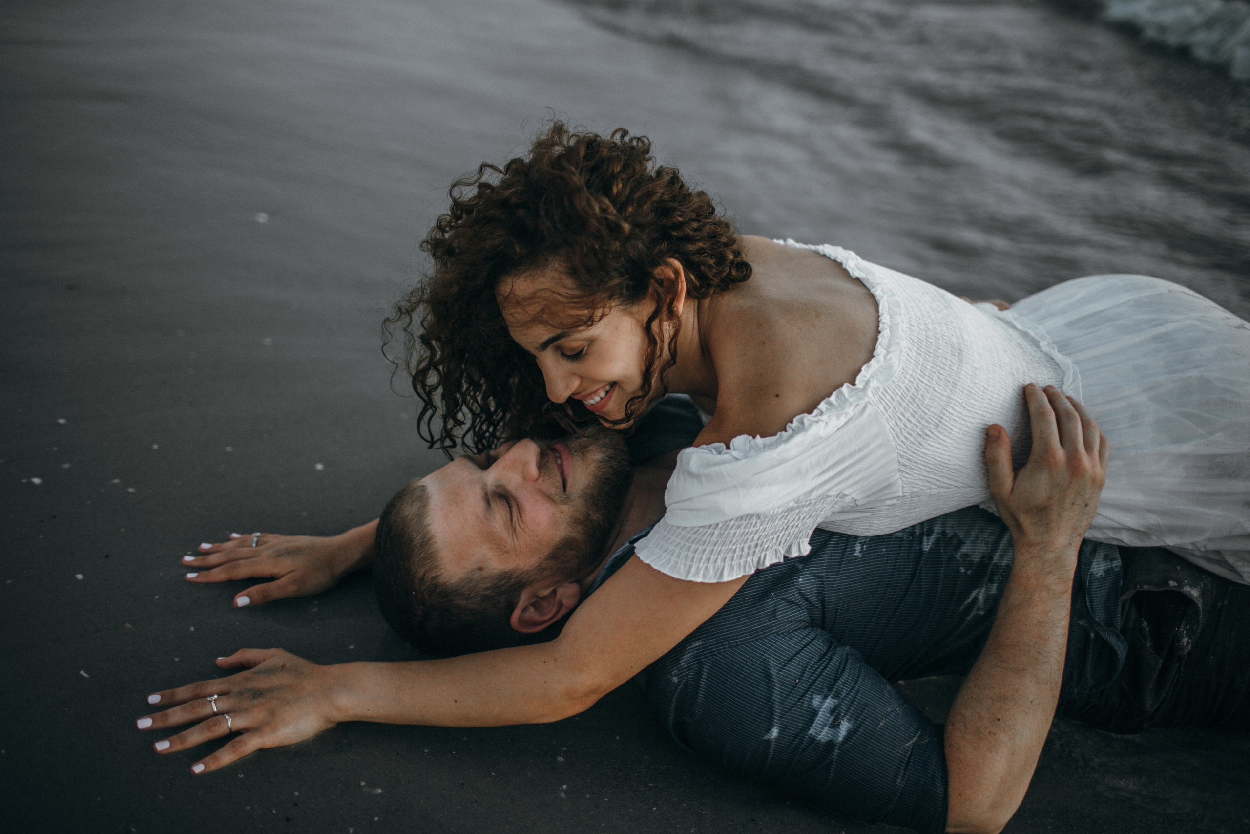 Pre wedding session at Nahsholim beach. Family photographer in Israel