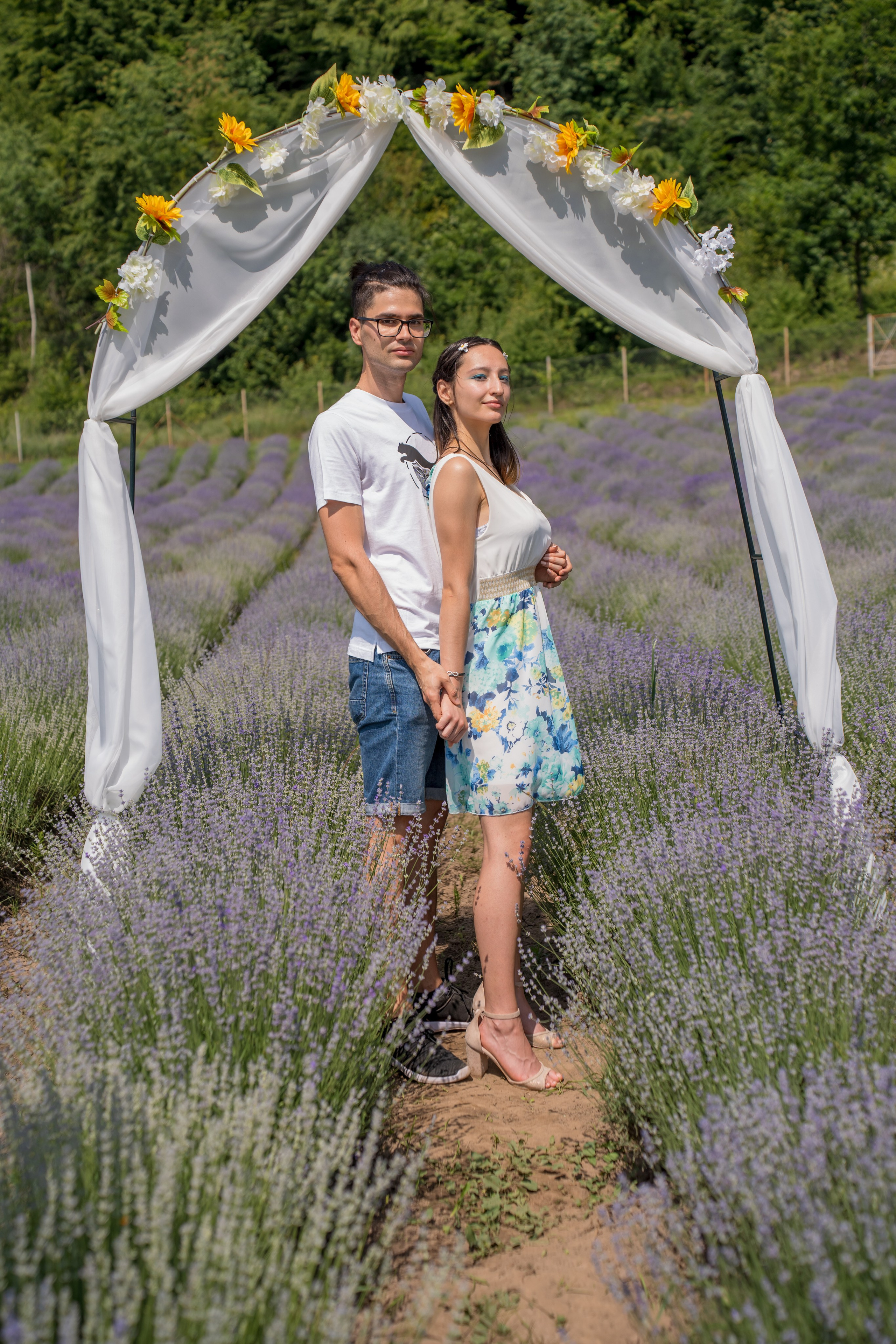 Ședință foto în Lavandă. Mihai Alexandra Events