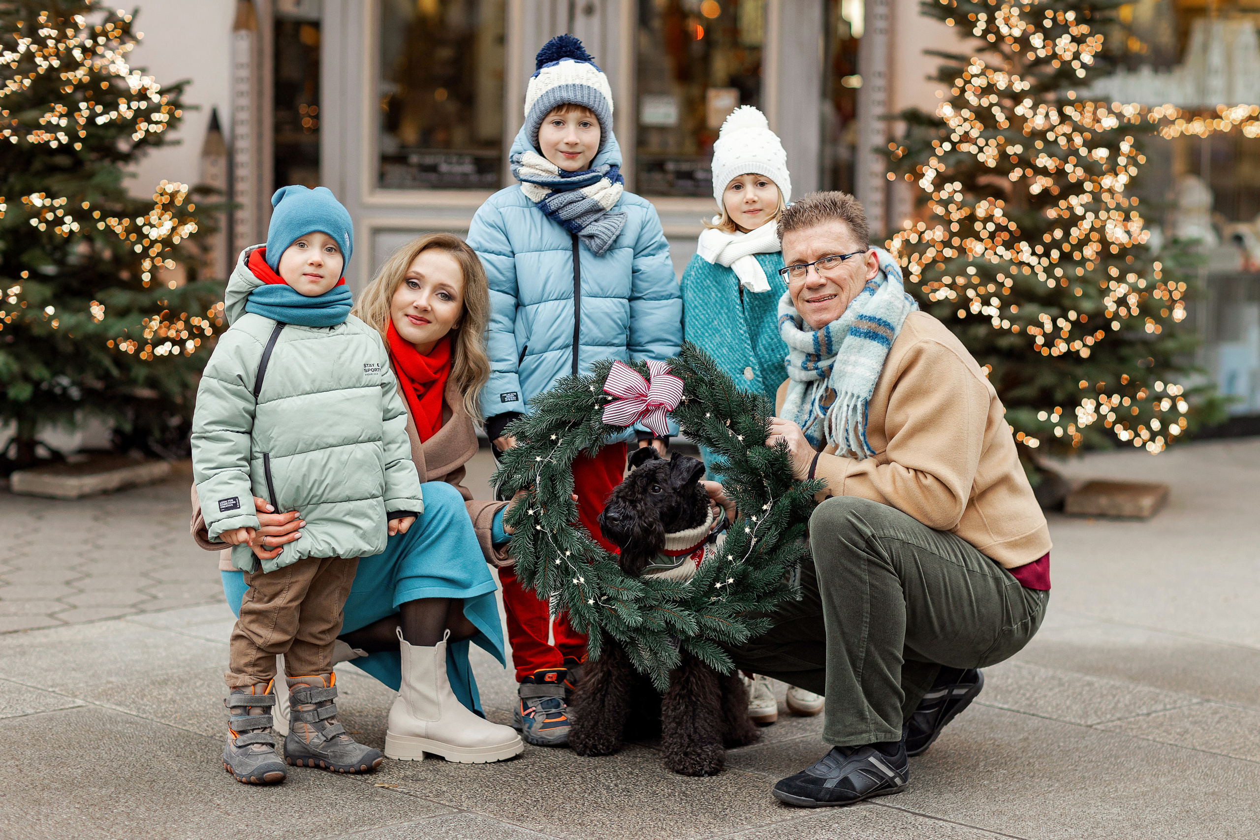 Weihnachten in Osnabrück-Familienshooting. Fotografin in Osnabrück Mariana Slav
