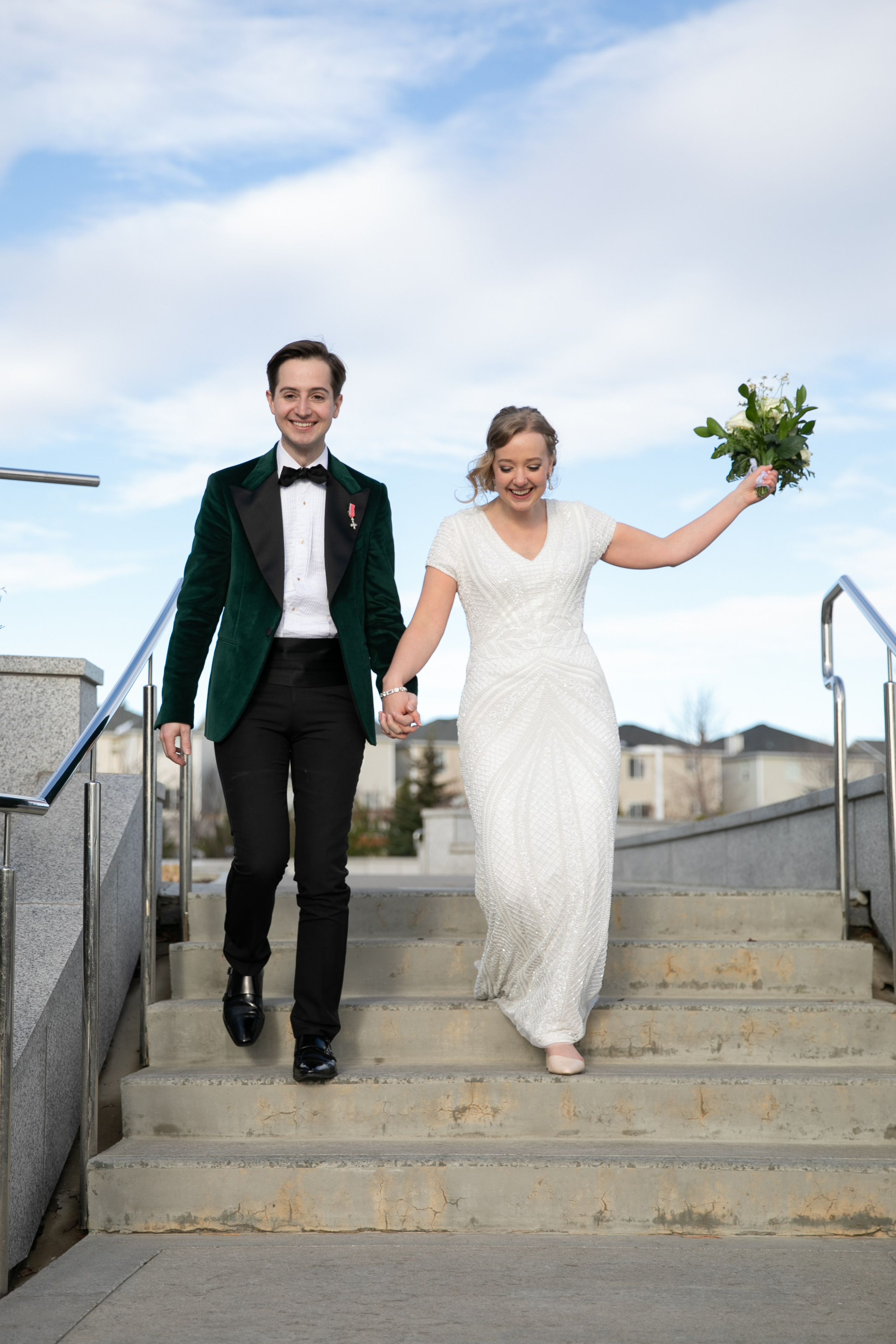 Zina & Elliott Wedding. Fotografía accesible en Calgary