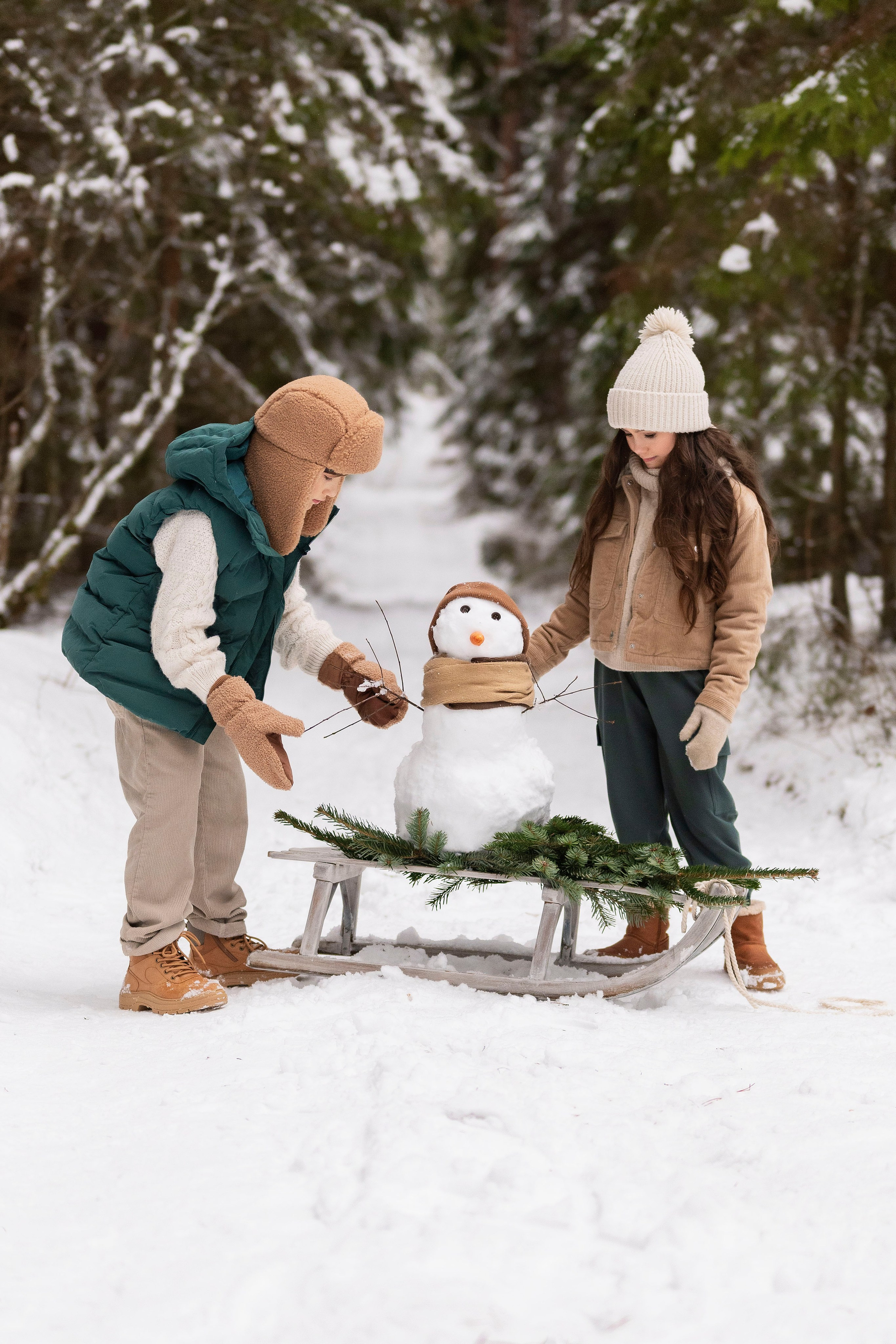 София, Микаэль. Зимняя сказка 2. Анна Григьян — фотограф ретушёр в Даугавпилсе (Латвия)